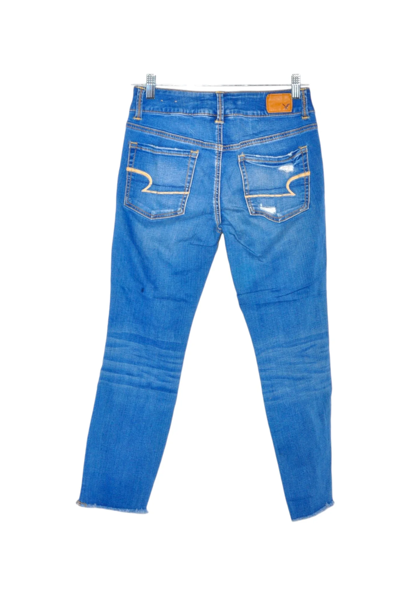 AMERICAN EAGLE Women Straight-Legged Jeans Regular fit in Blue - 8 - Image 2