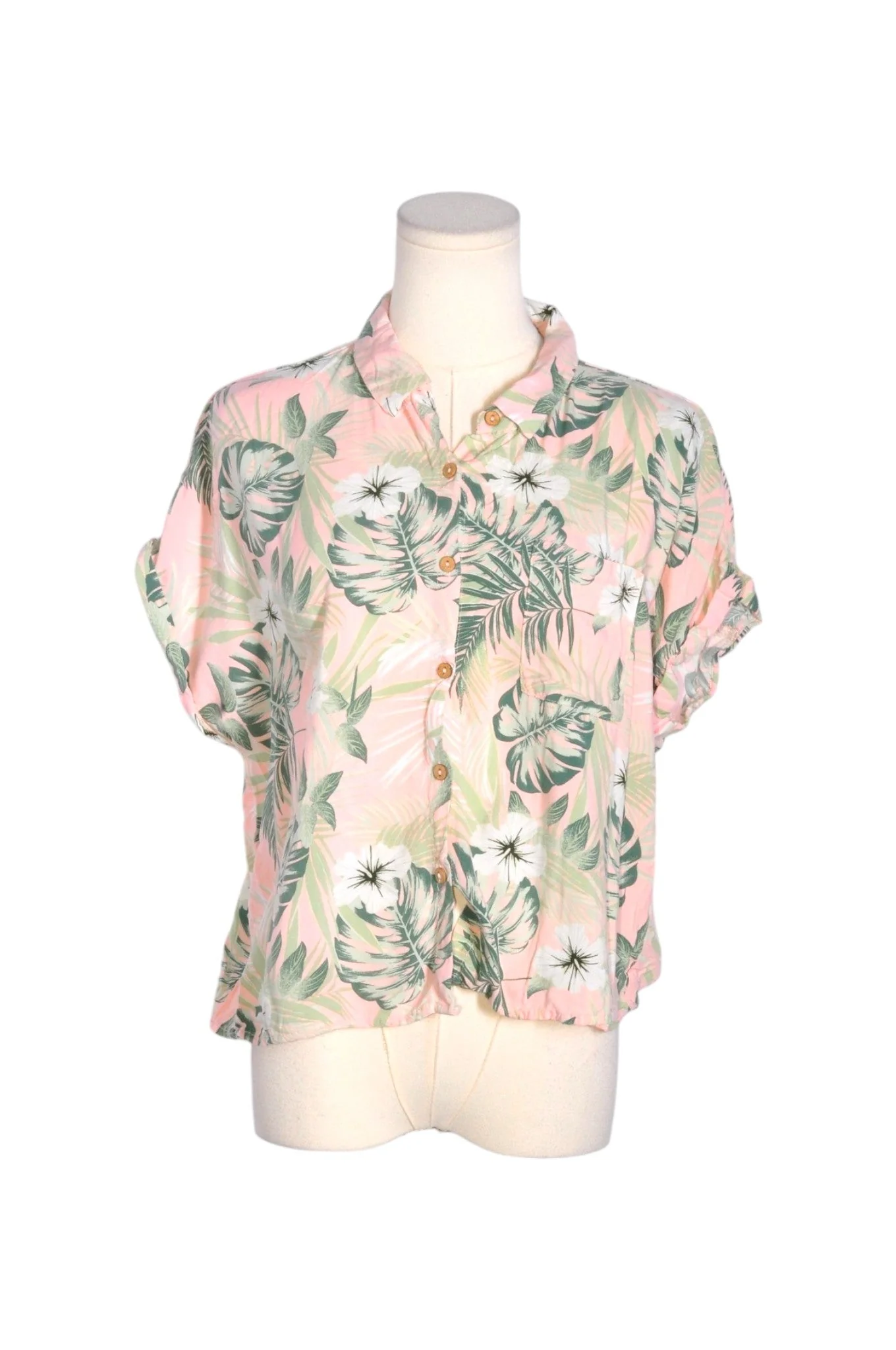 ARDENE Women Button Down Tops Regular fit in Pink - L