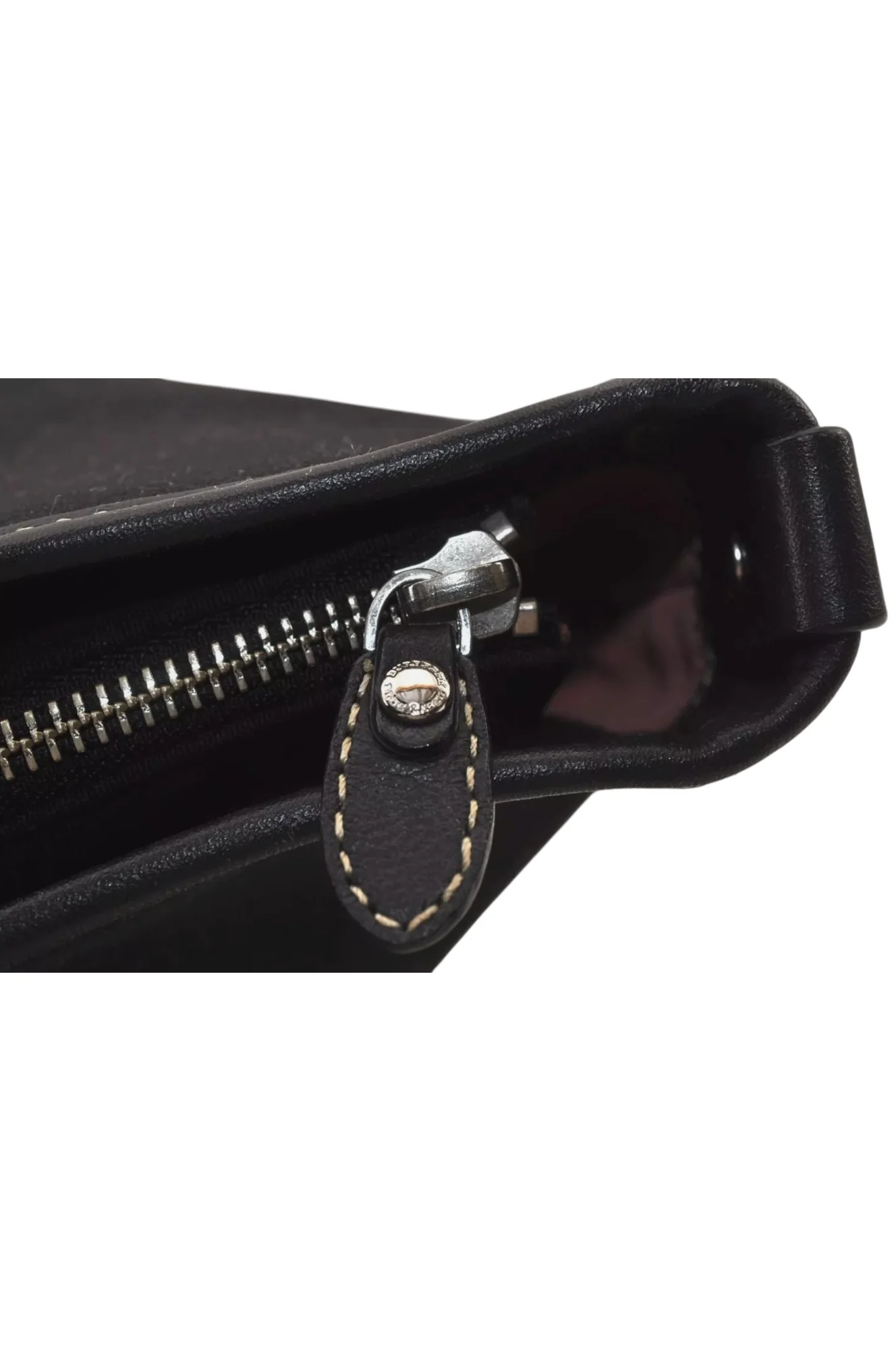 Authentic BURBERRY BLUE LABEL Hand Tote Bag Polyester Leather Black 7082L - Image 10