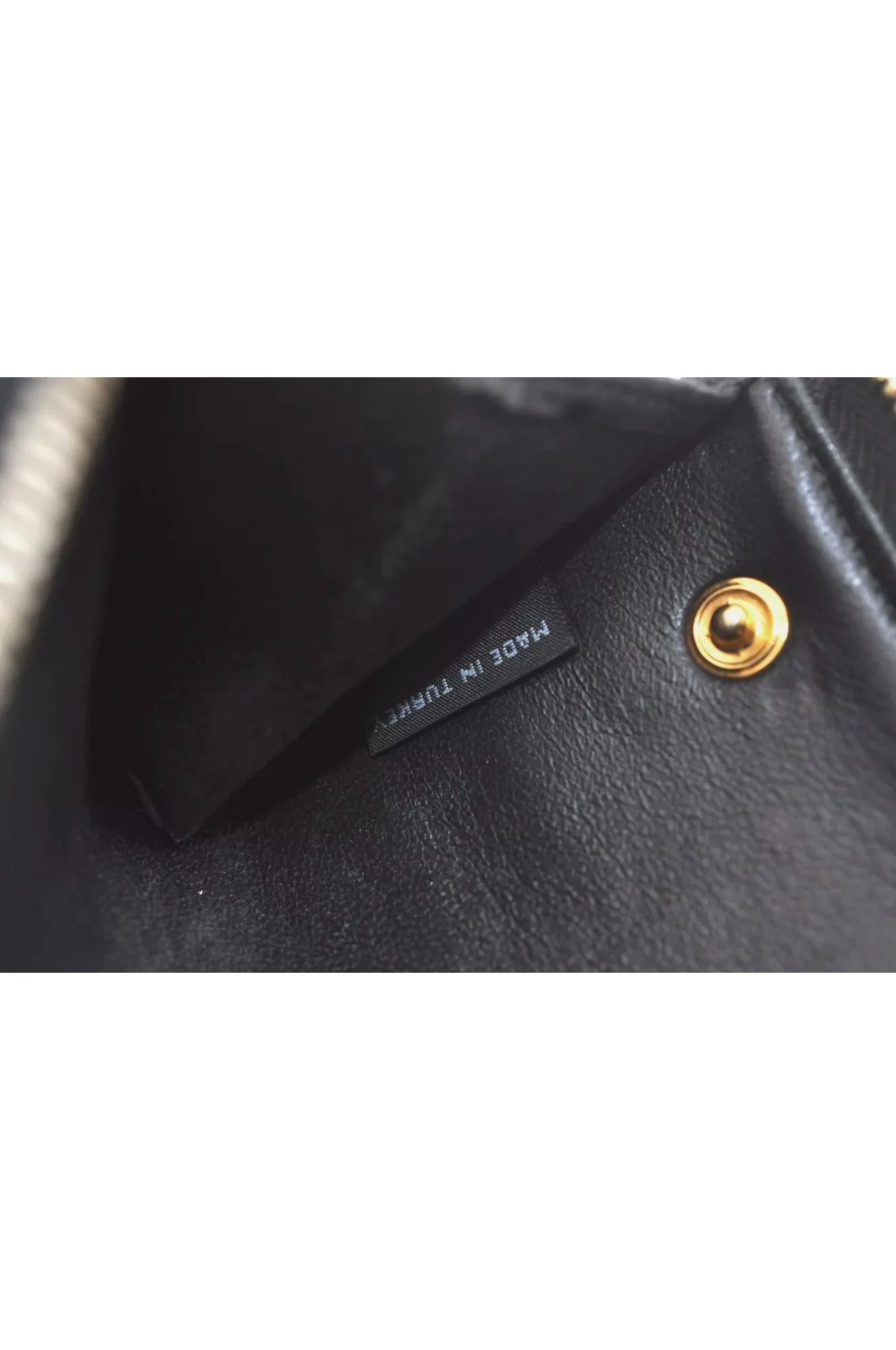 Authentic MIU MIU Vintage Matelasse Leather Coin Case Purse Black 8330L - Image 14