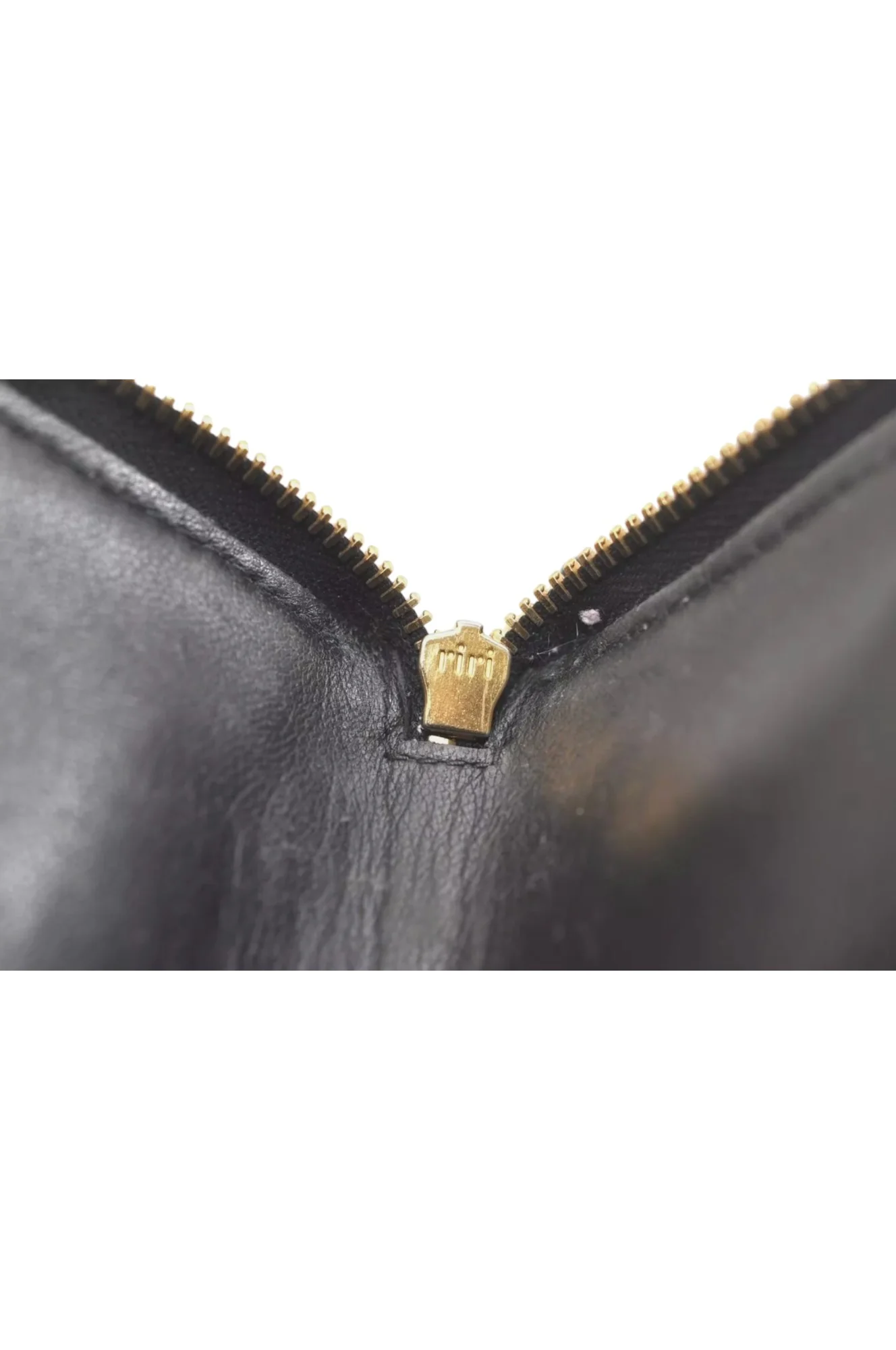 Authentic MIU MIU Vintage Matelasse Leather Coin Case Purse Black 8330L - Image 17