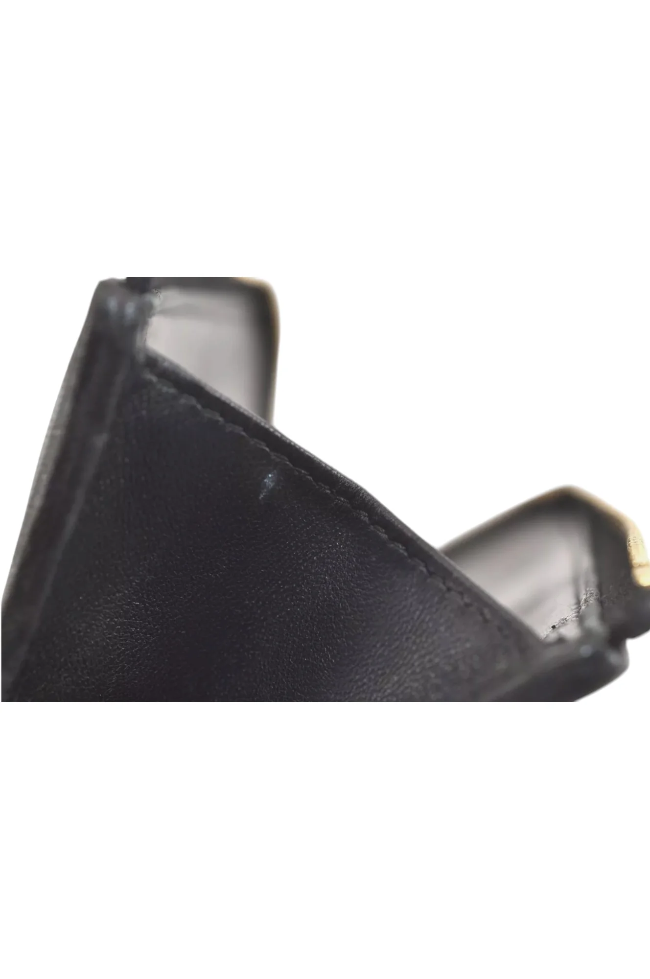 Authentic MIU MIU Vintage Matelasse Leather Coin Case Purse Black 8330L - Image 18