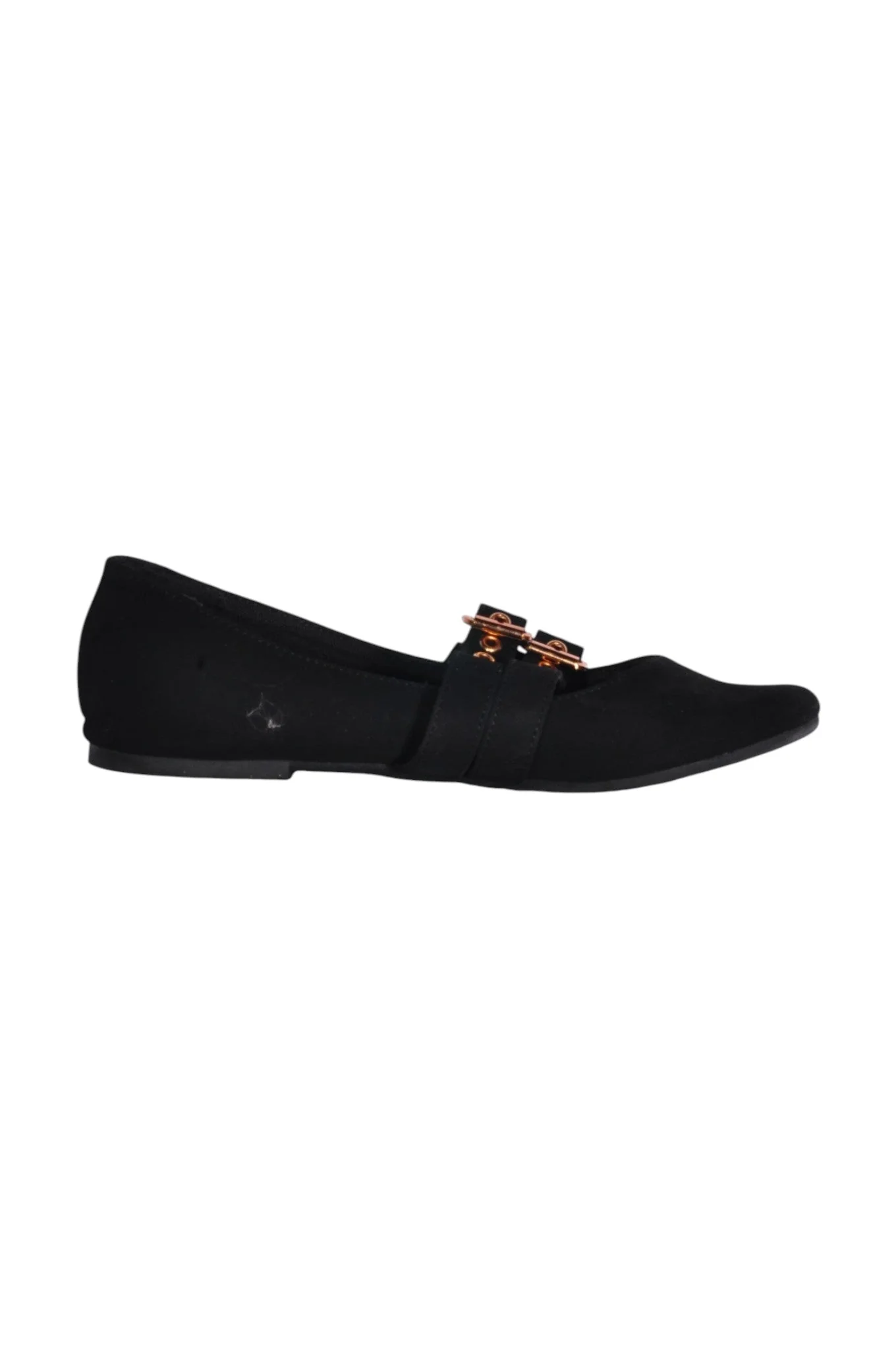 BAMBOO Women Flat Shoes Regular fit in Black - 6.5