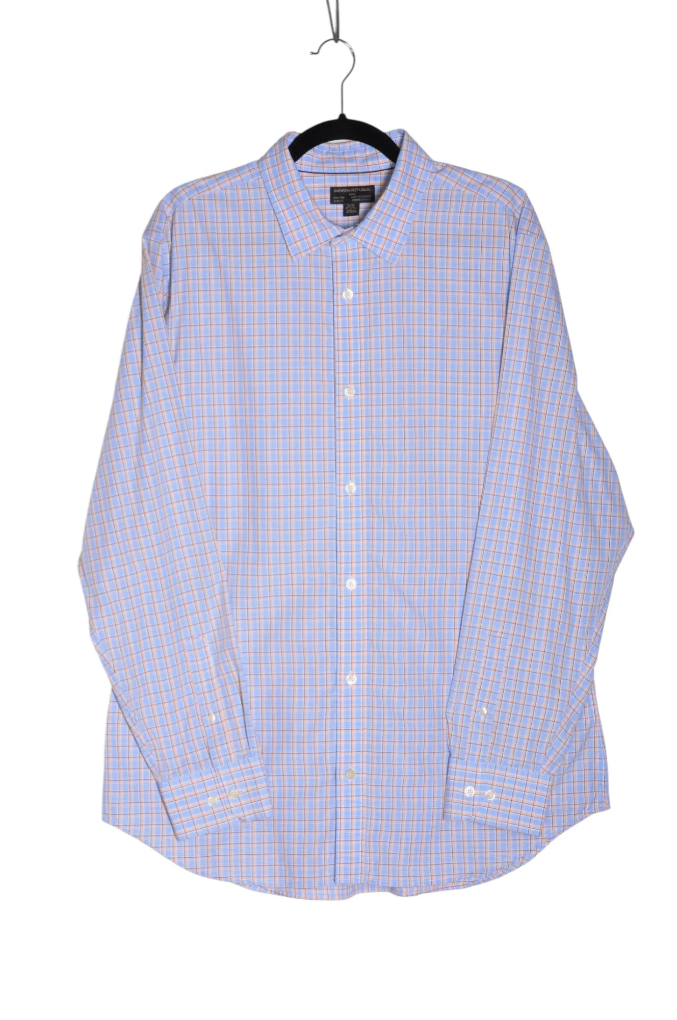 BANANA REPUBLIC Men Button Down Tops Regular fit in Blue - XL