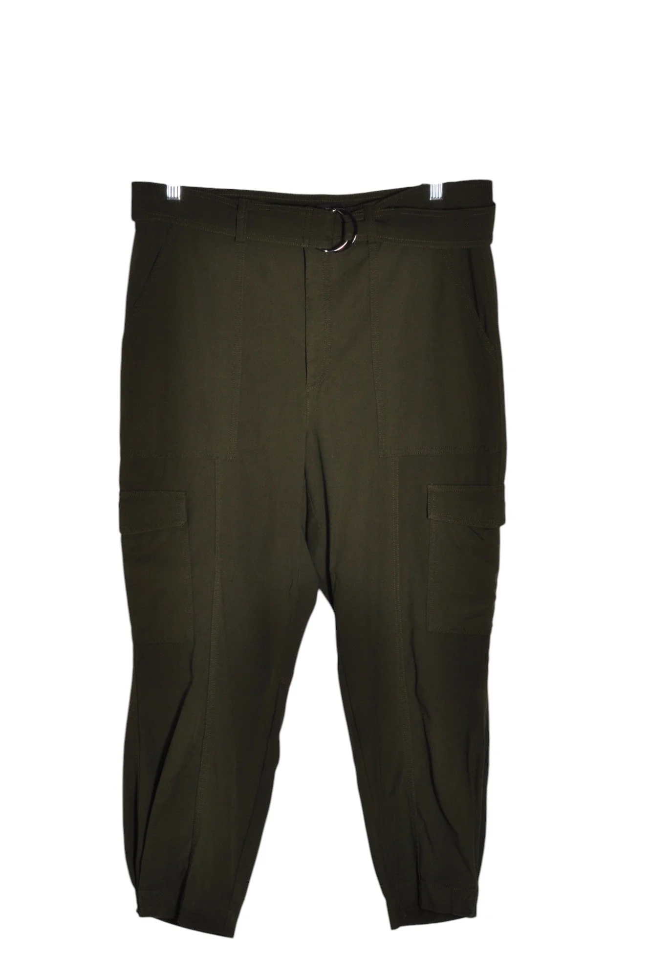 BANANA REPUBLIC Women Cargo Pants Regular fit in Green - 16