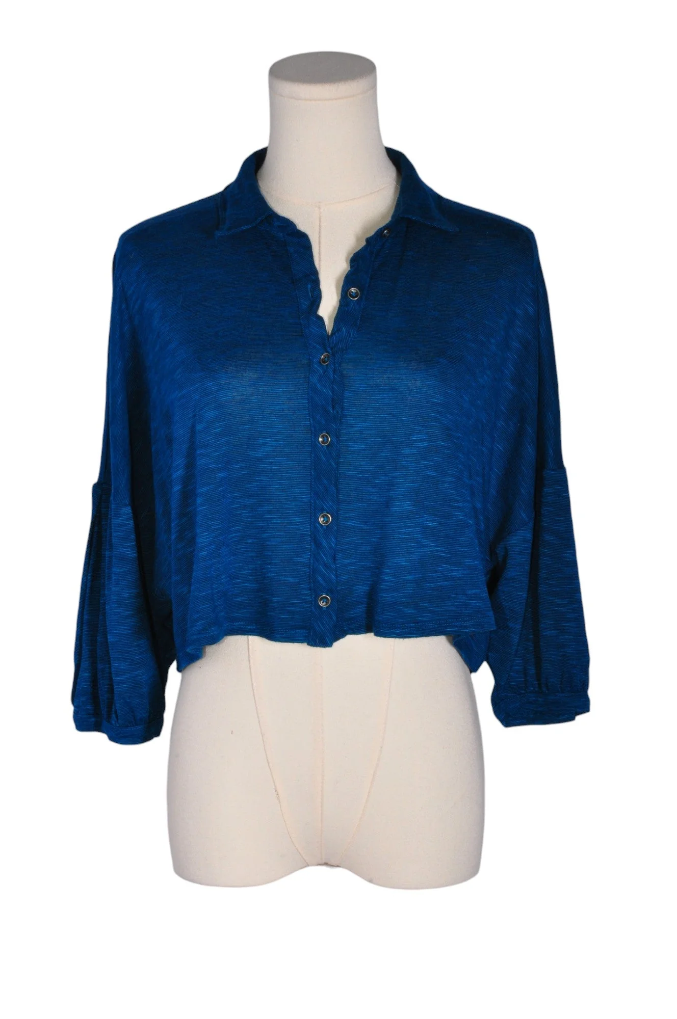 BDG Women Button Down Tops Regular fit in Blue - M