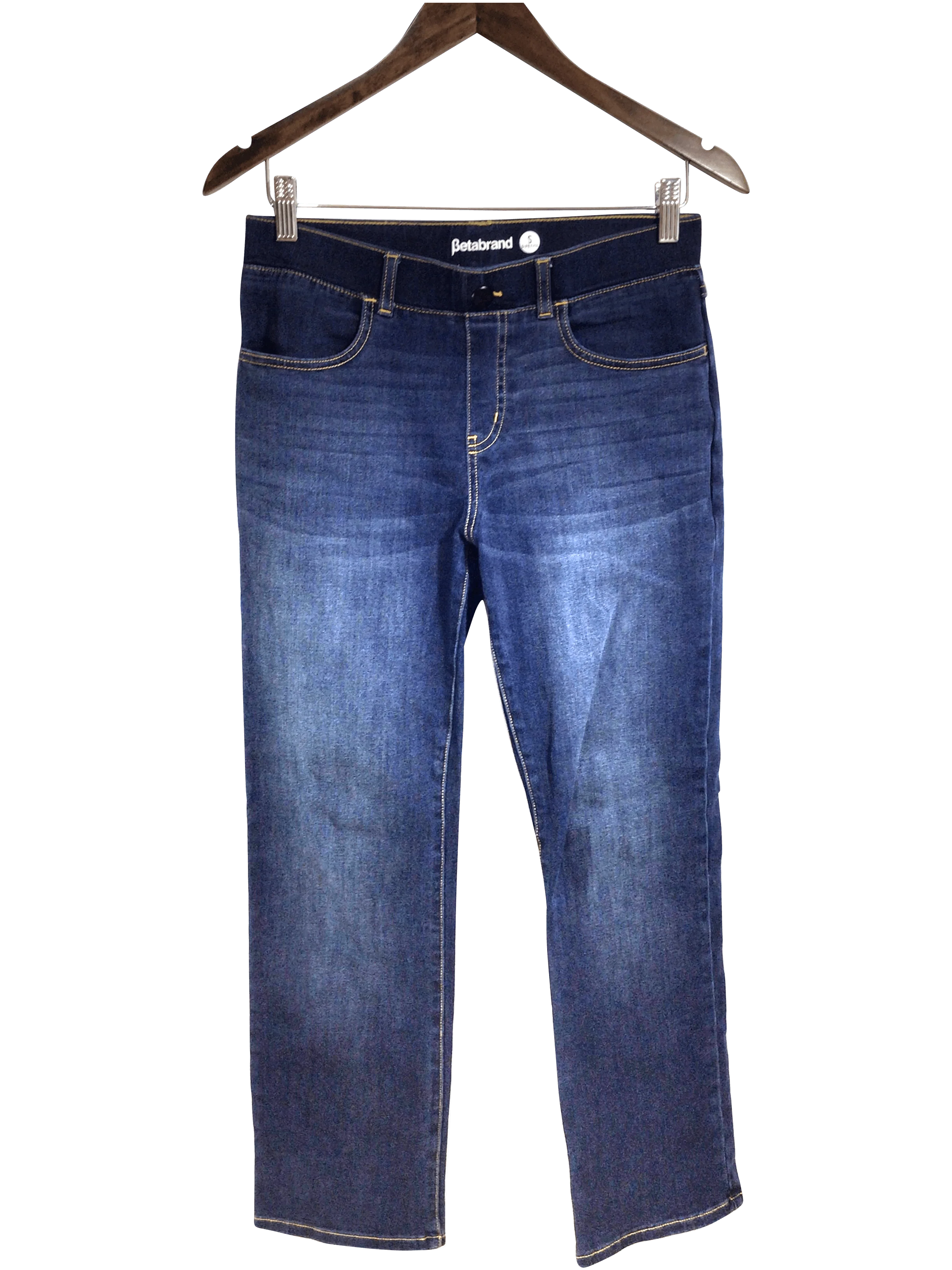 BETABRAND Women Straight-Legged Jeans Regular fit in Blue - S