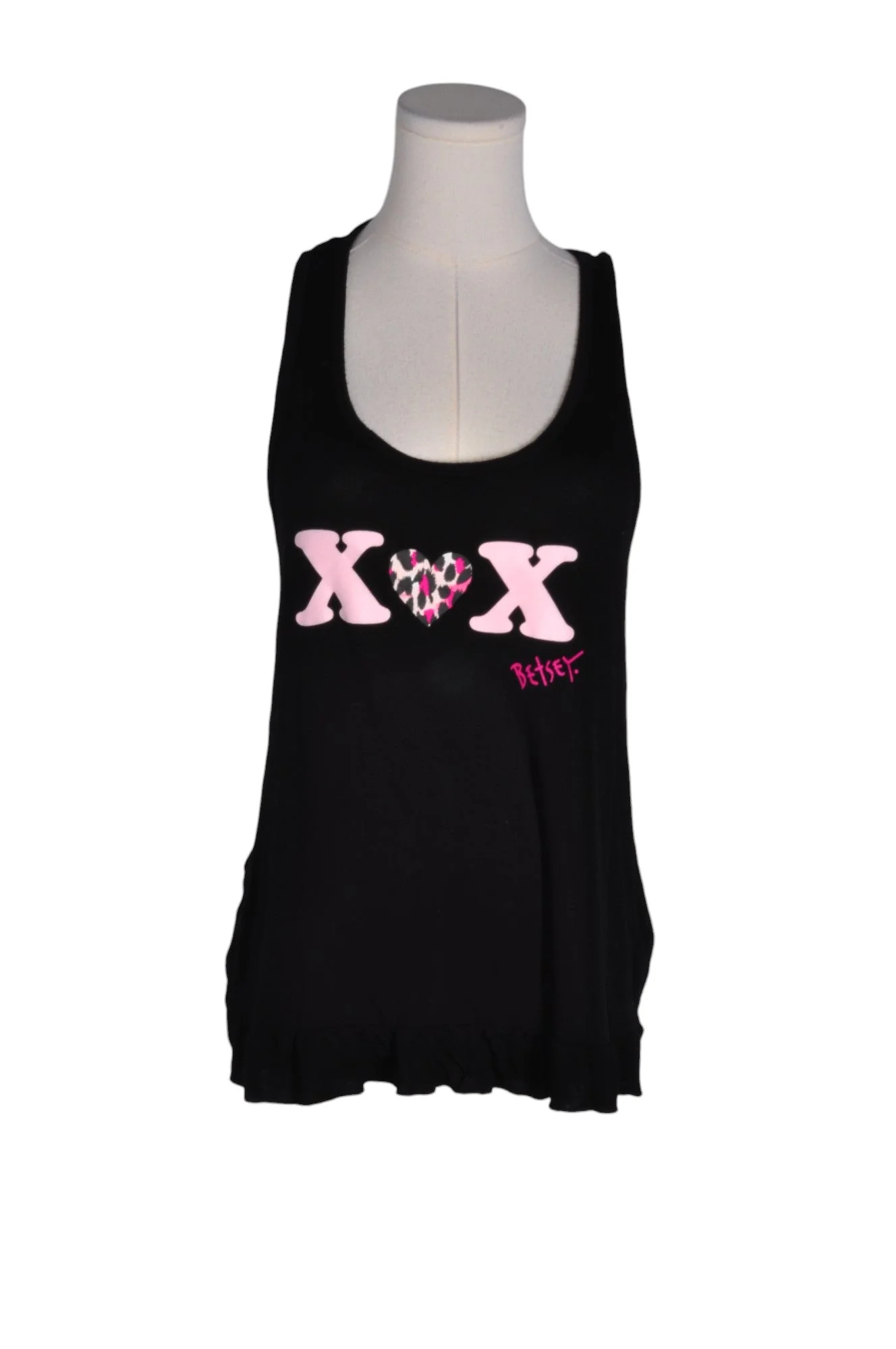BETSEY JOHNSON Women Tank Tops Regular fit in Black - S