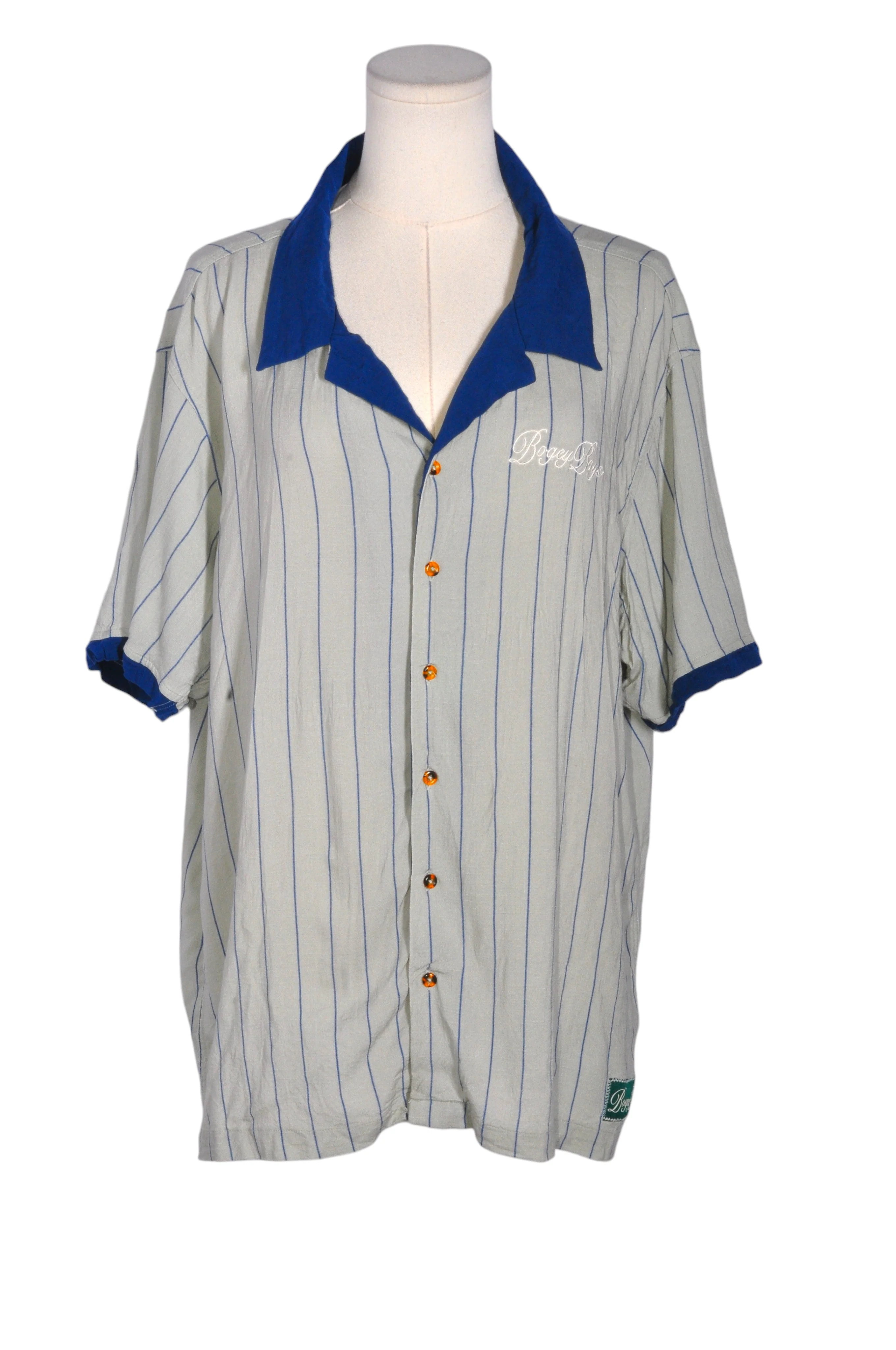 BOGEY BOYS Men Button Down Tops Regular fit in Gray - L