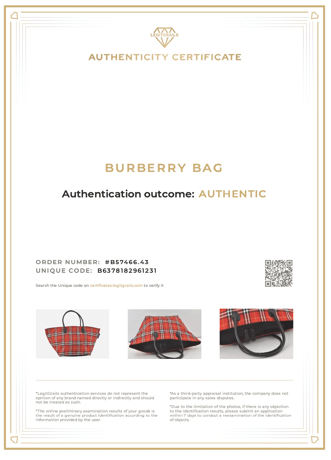 Burberry BLUE LABEL Check Shoulder Tote Bag Nylon Leather Red 9373K - Image 23