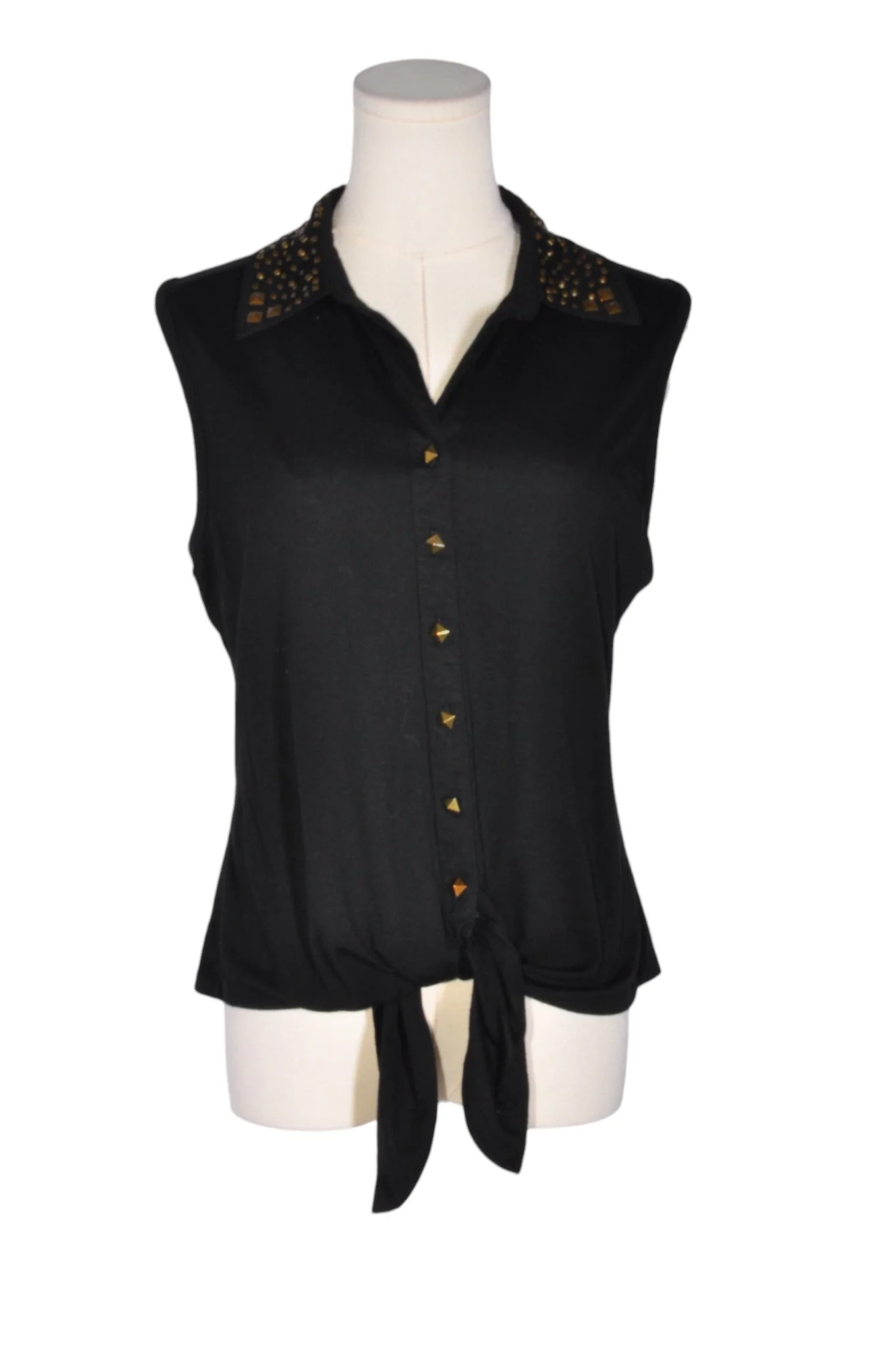 CANDY COUTURE Women Button Down Tops Regular fit in Black - L