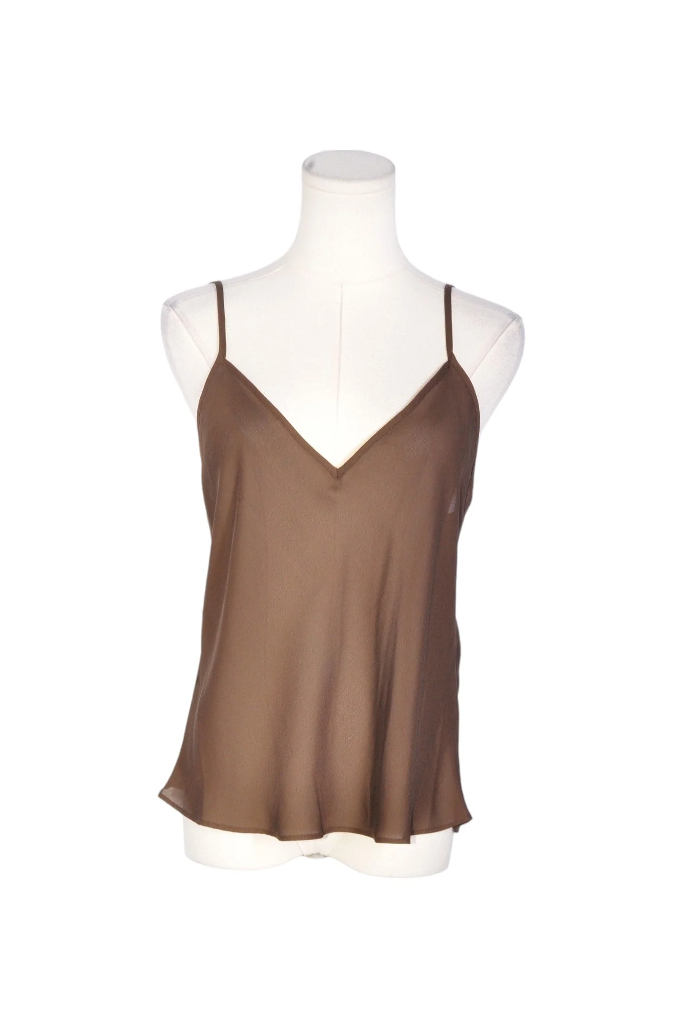 CHAPS Women Tank Tops Regular fit in Brown - L