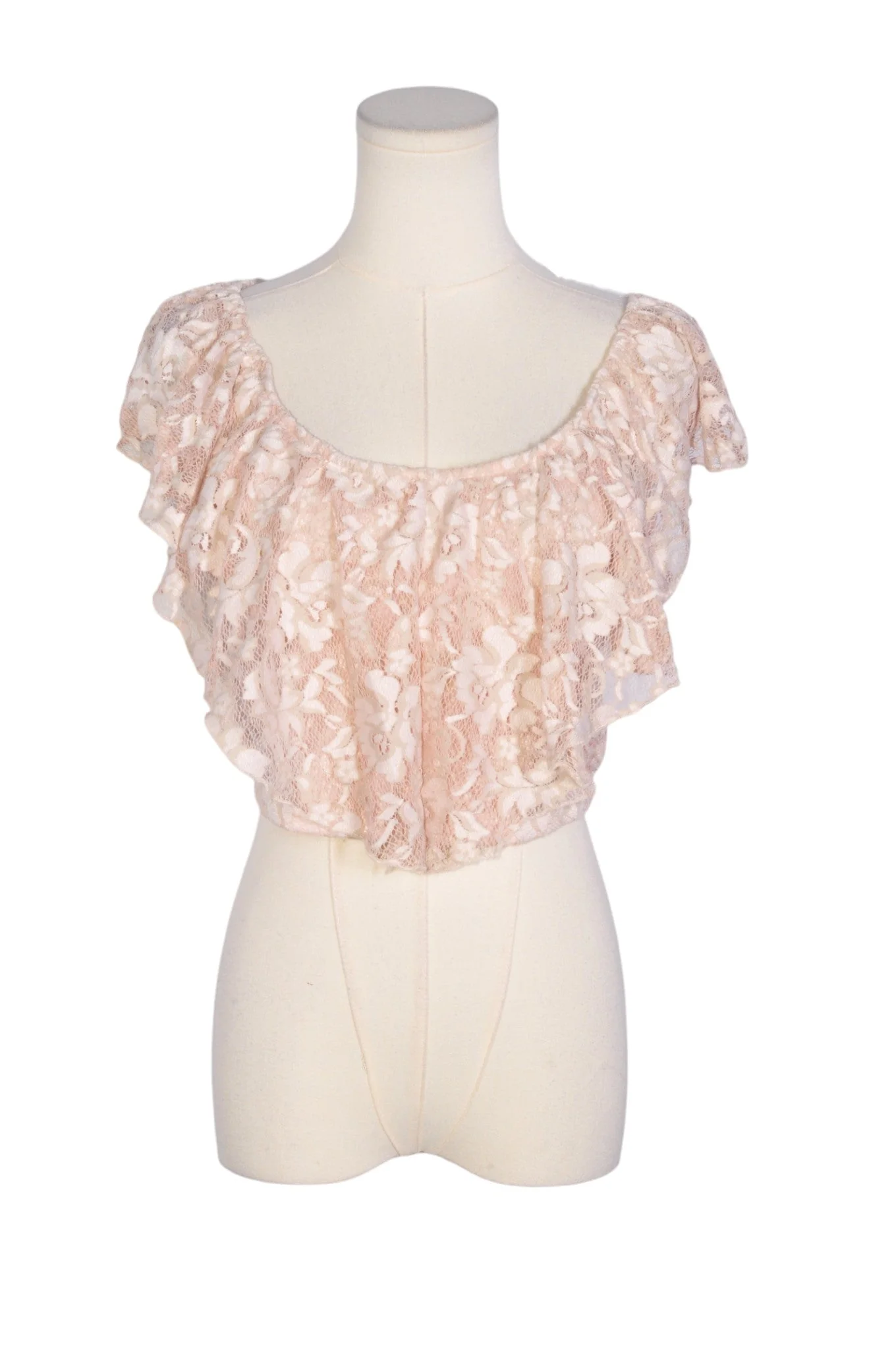 CHARLOTTE RUSSE Women Crop Tops Regular fit in Pink - L