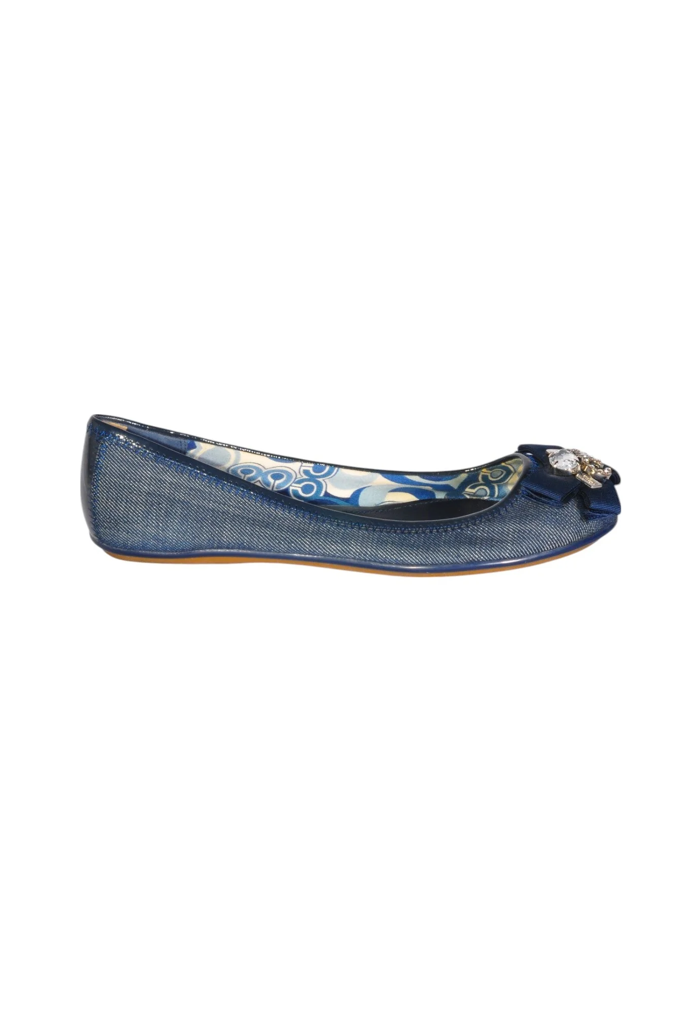 COACH Women Flat Shoes Regular fit in Blue - 6.5
