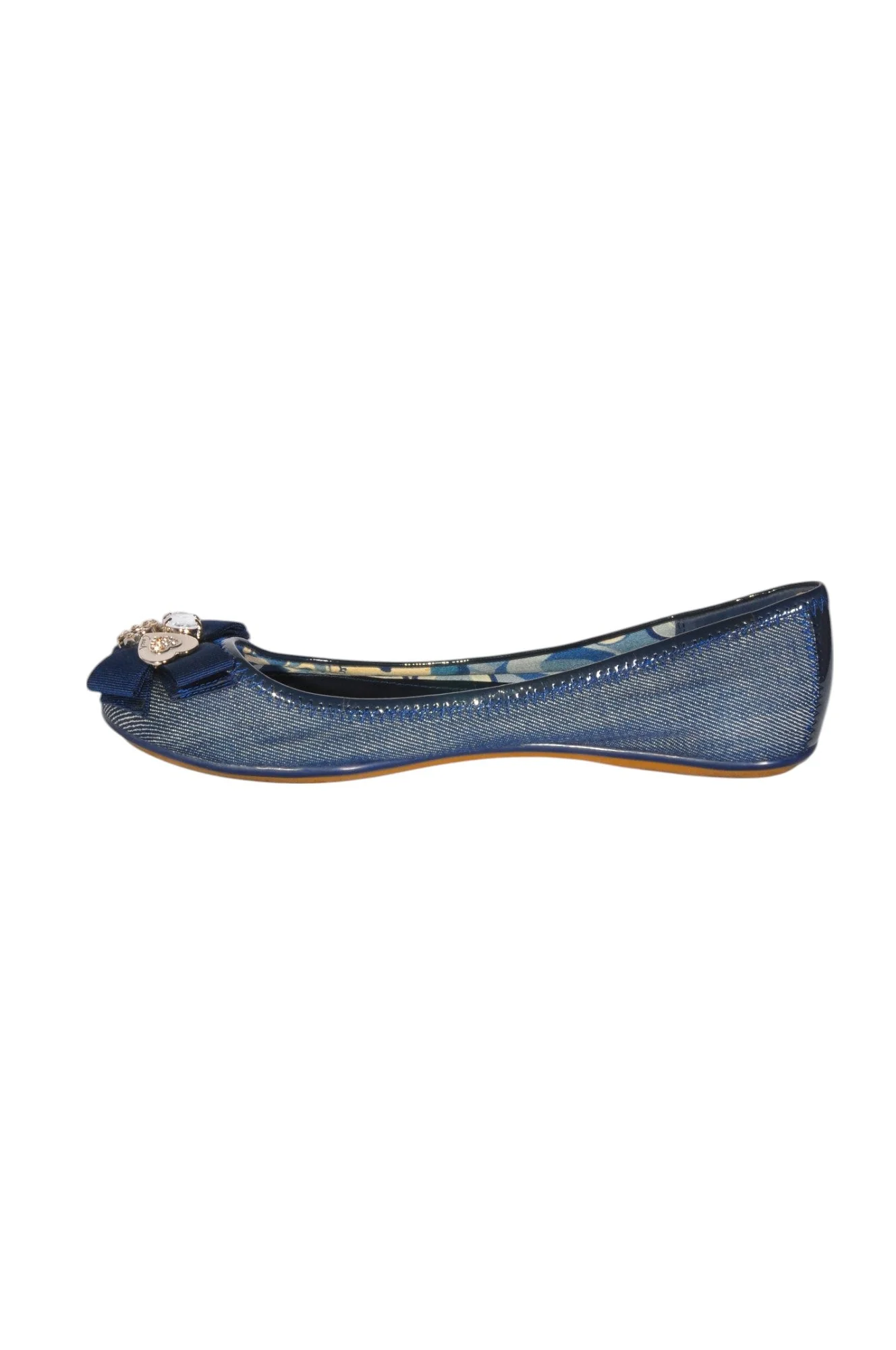 COACH Women Flat Shoes Regular fit in Blue - 6.5 - Image 2