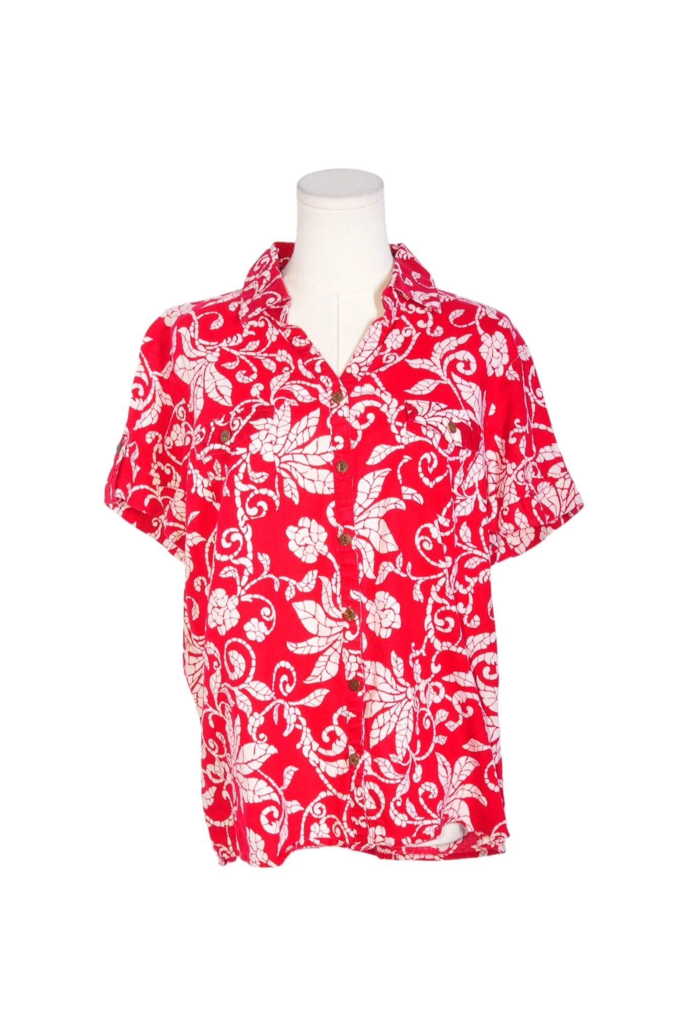 CROFT & BARROW Women Blouses Regular fit in Red - XL