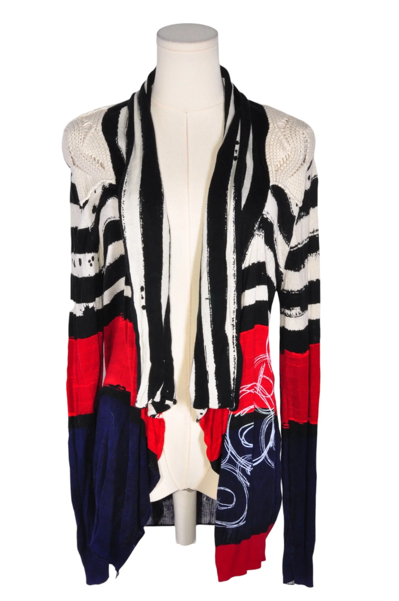 DESIGUAL Women Cardigans Regular fit in White - XL