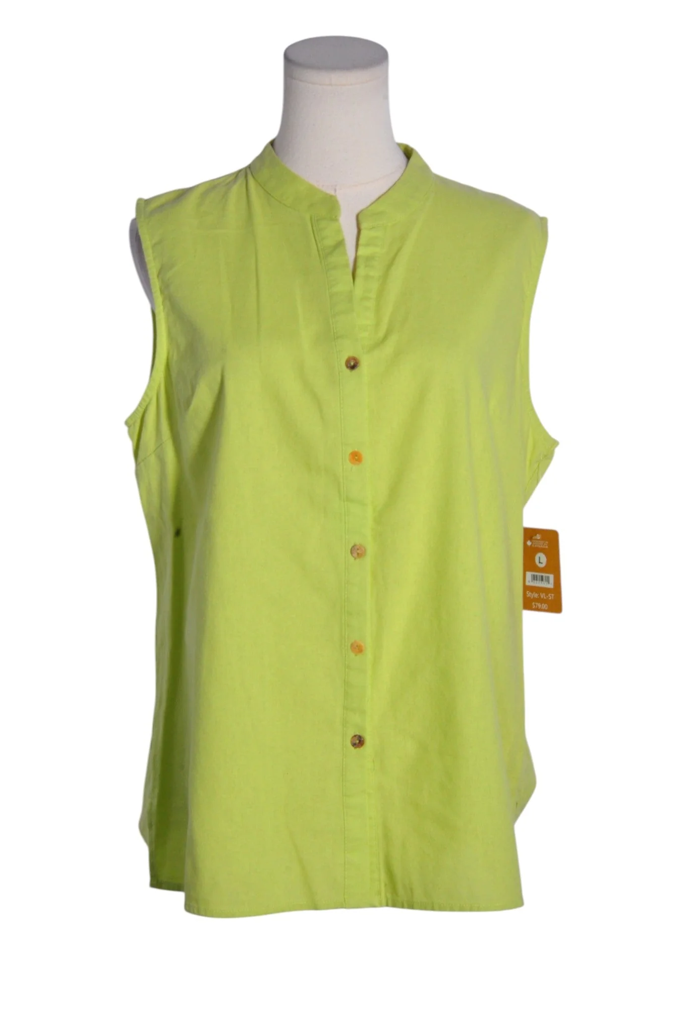 DKR Women Button Down Tops Regular fit in Green - L
