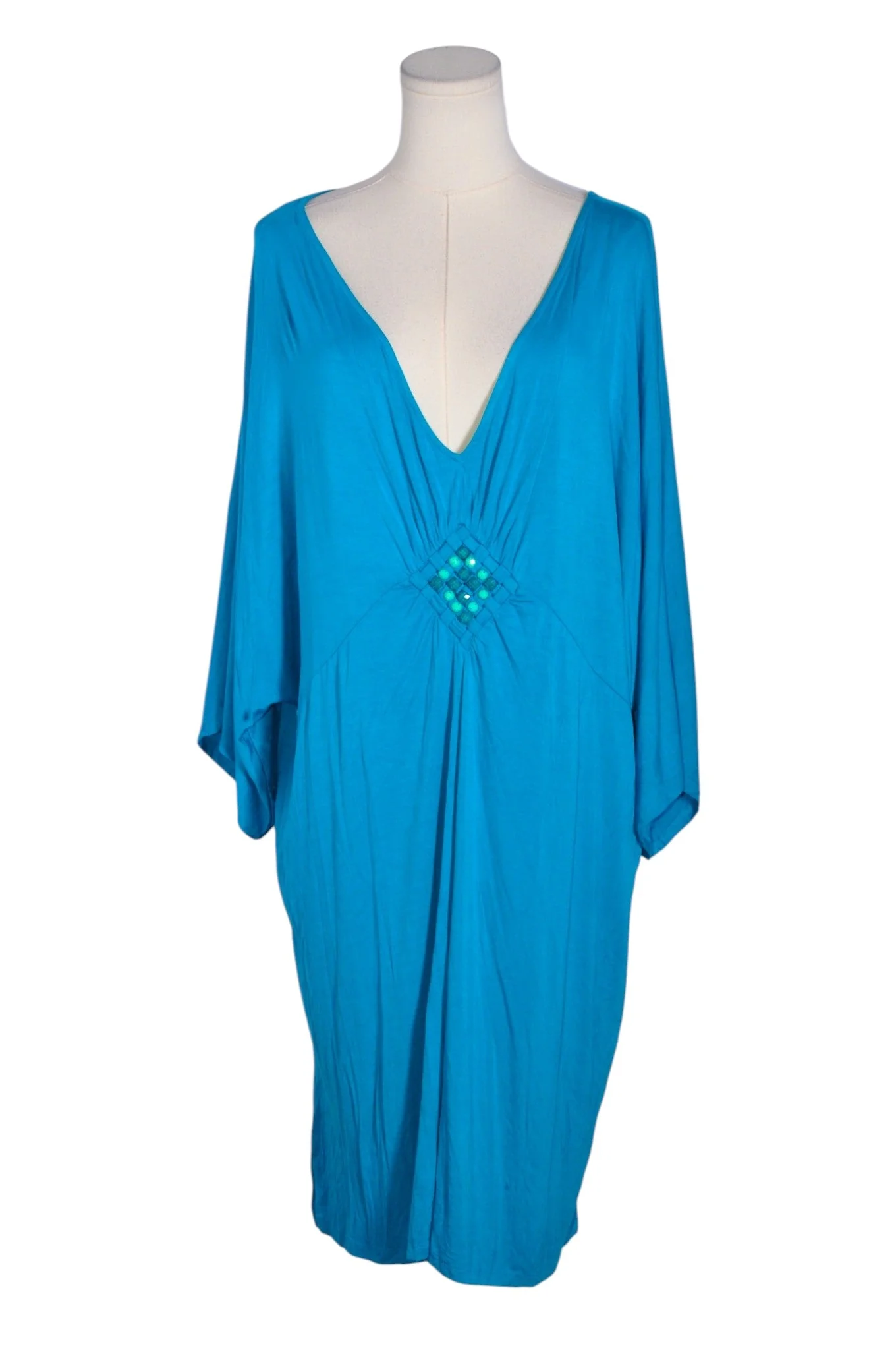 DOTTI Women Drop Waist Dresses Regular fit in Green - 2X