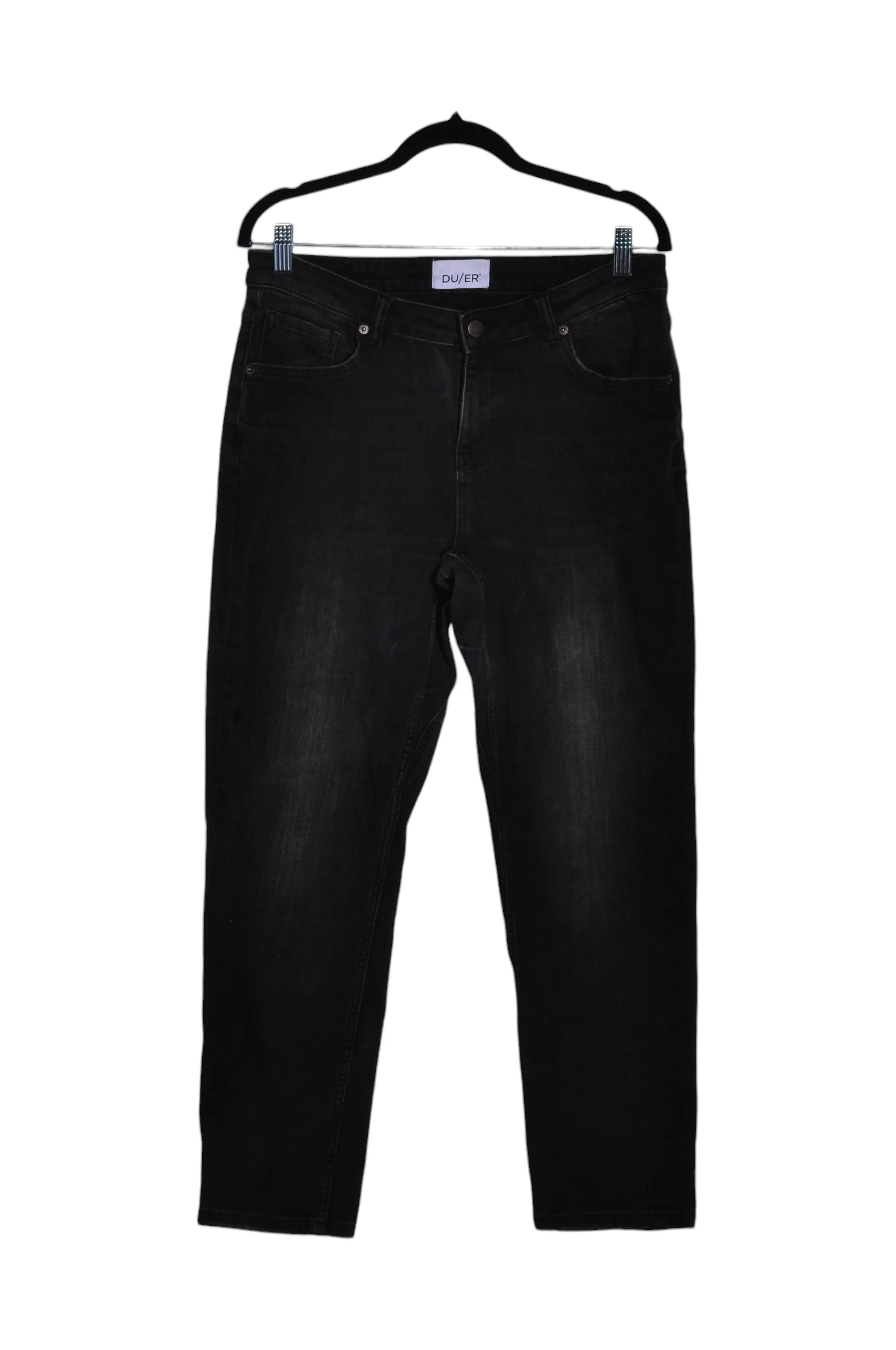DU/ER Women Straight-Legged Jeans Regular fit in Black - 29x28