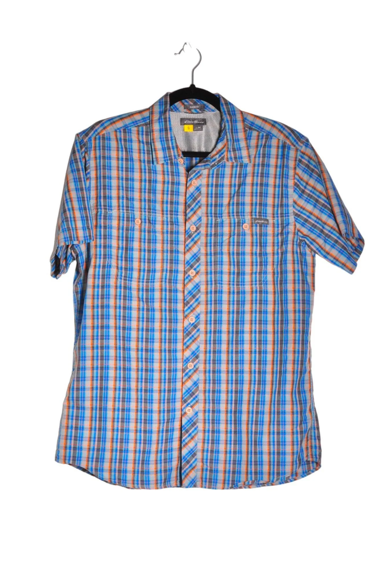 EDDIE BAUER Men Button Down Tops Regular fit in Blue - M
