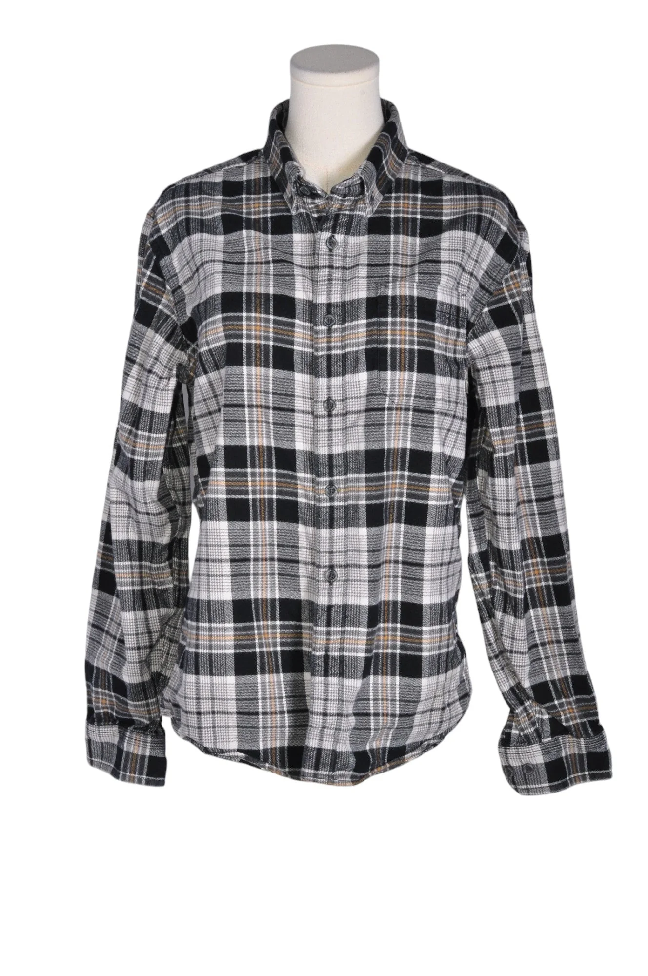 EDDIE BAUER Men Button Down Tops Regular fit in Gray - M