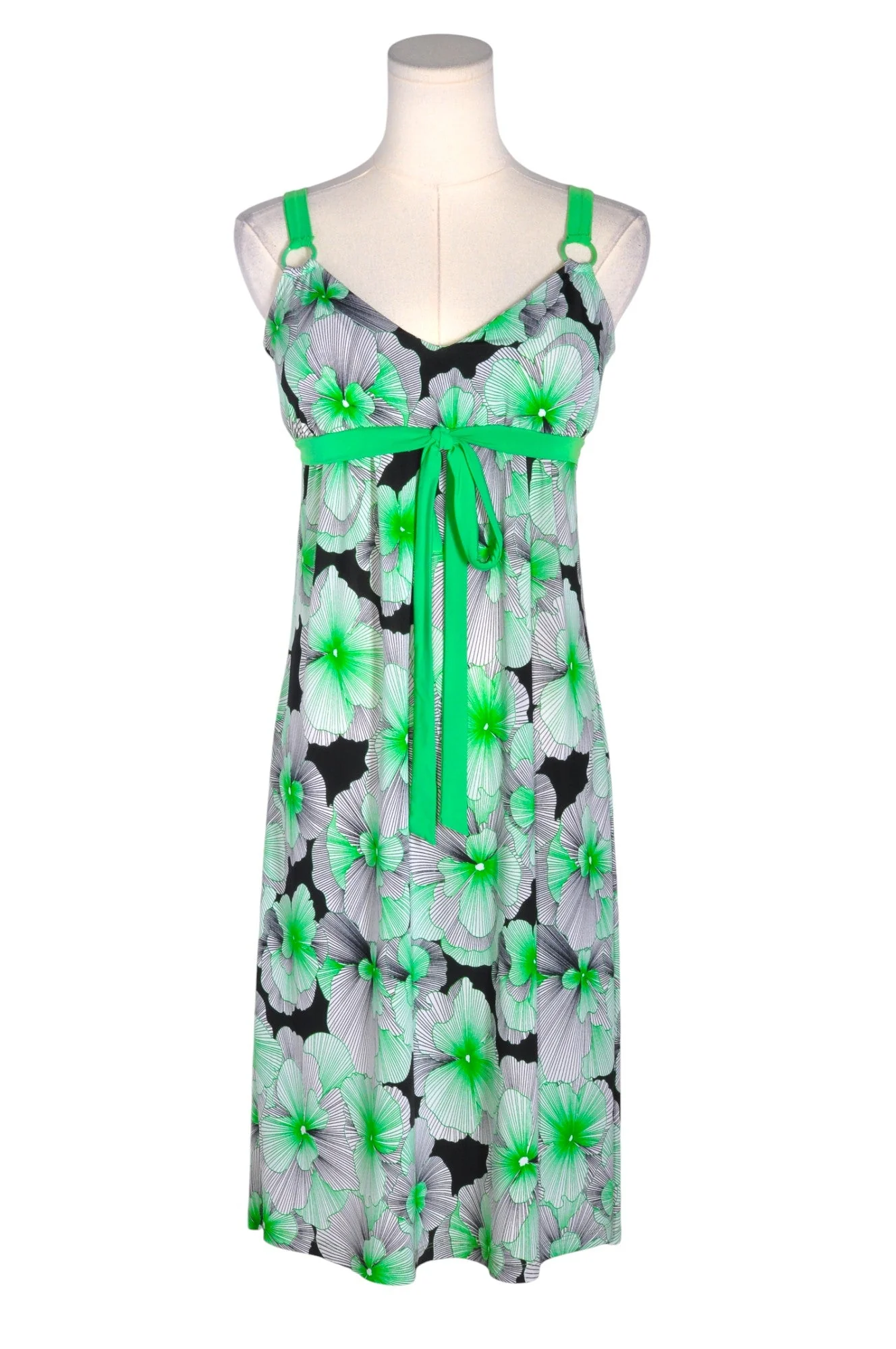 ESTAM Women A-Line Dresses Regular fit in Green - S
