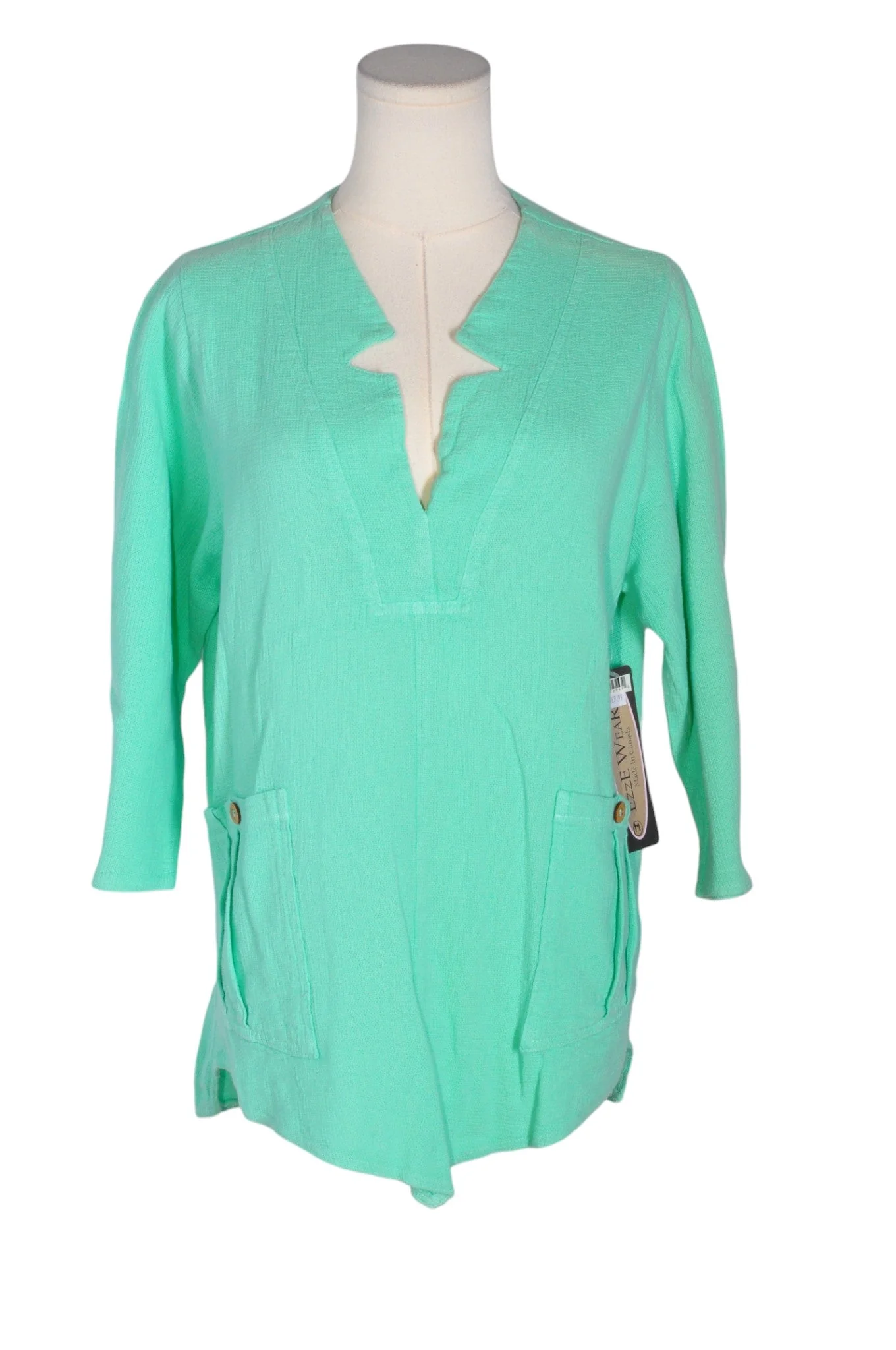 EZZE WEAR Women Tunics Regular fit in Green - M