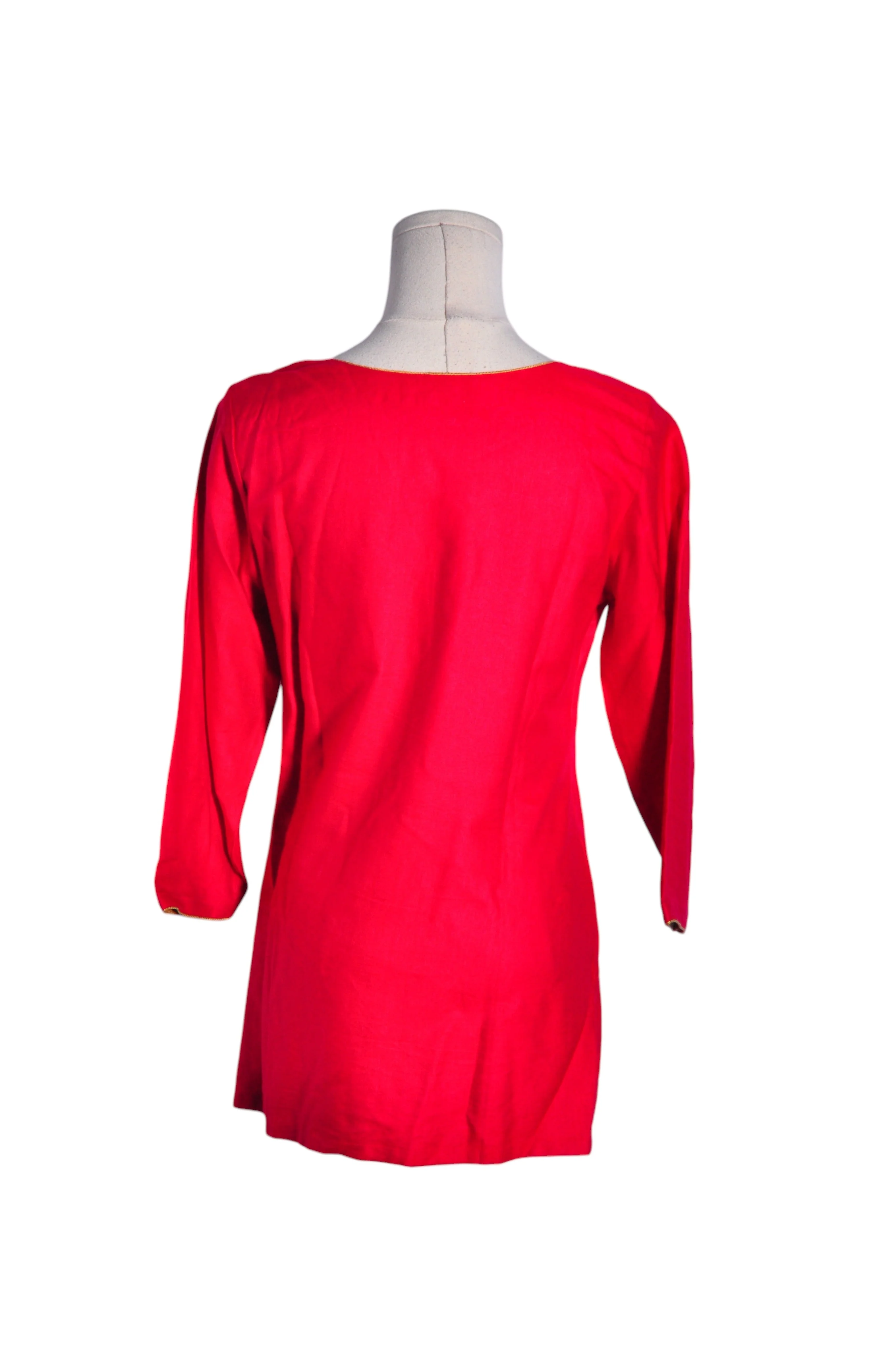FABINDIA Women Tunics Regular fit in Red - S - Image 2