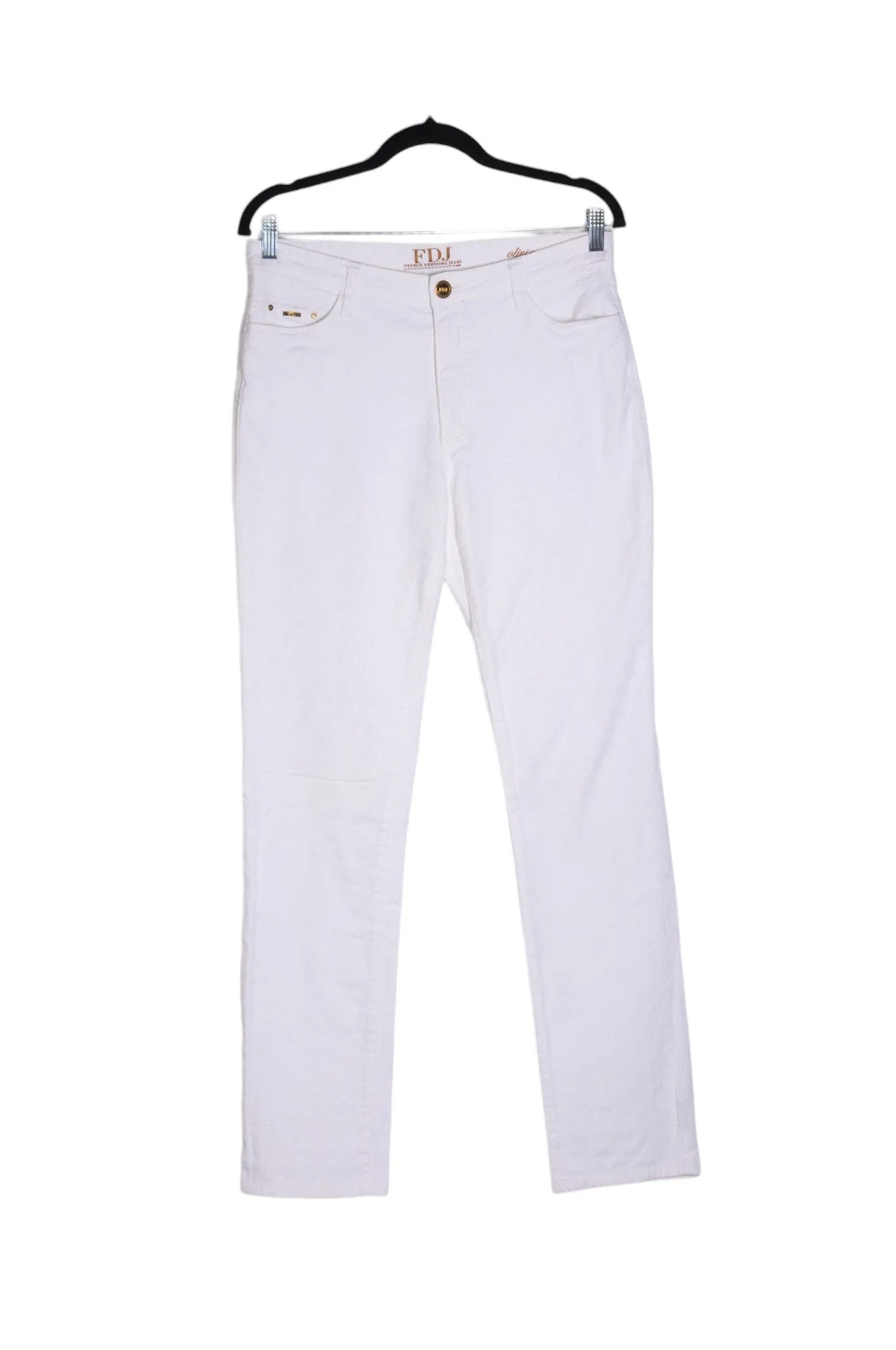 FDJ Women Straight-Legged Jeans Regular fit in White - 10