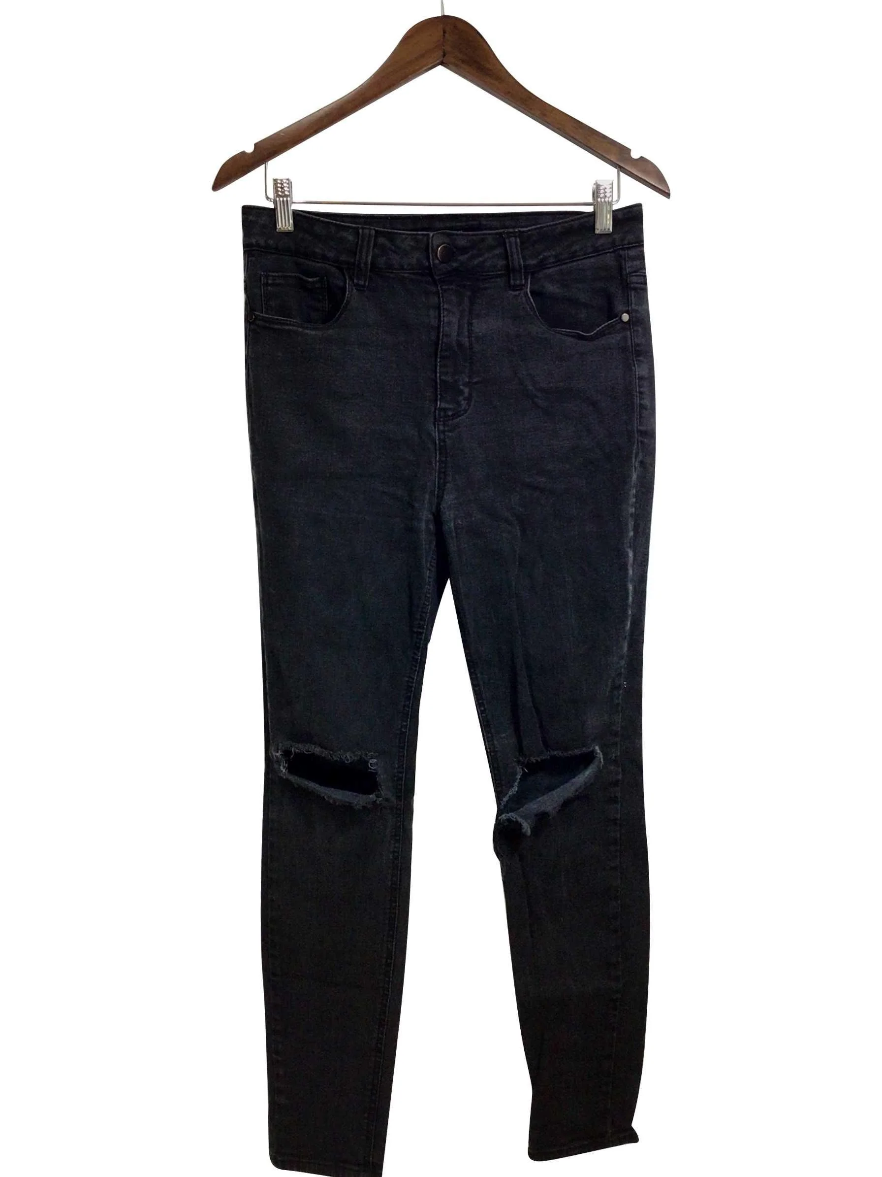 FOREVER 21 Regular fit Straight-legged Jeans in Black - 29