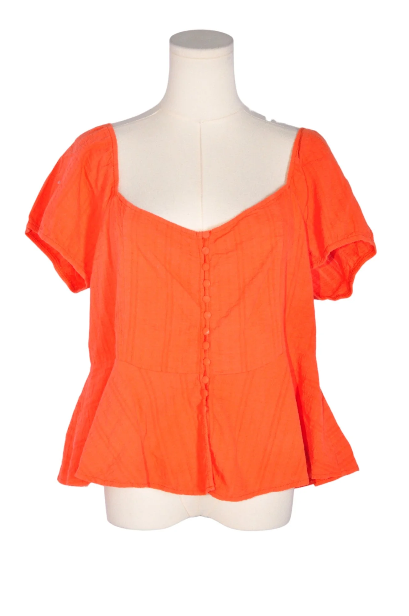 FOREVER 21 Women Blouses Regular fit in Orange - 1X