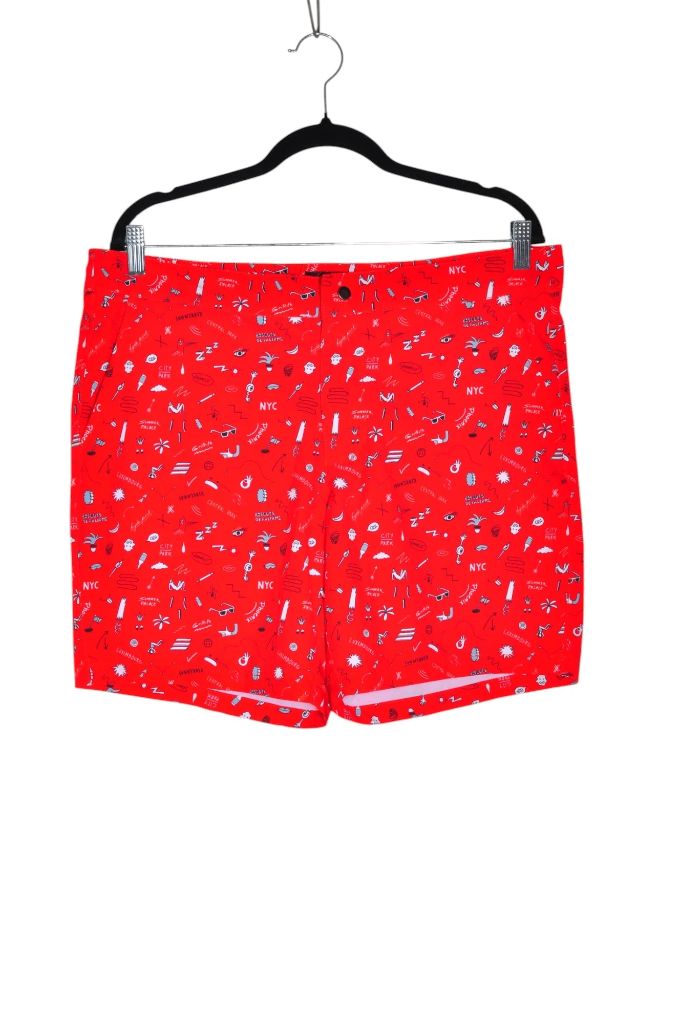 FRANK & OAK Women Classic Shorts Regular fit in Red - S