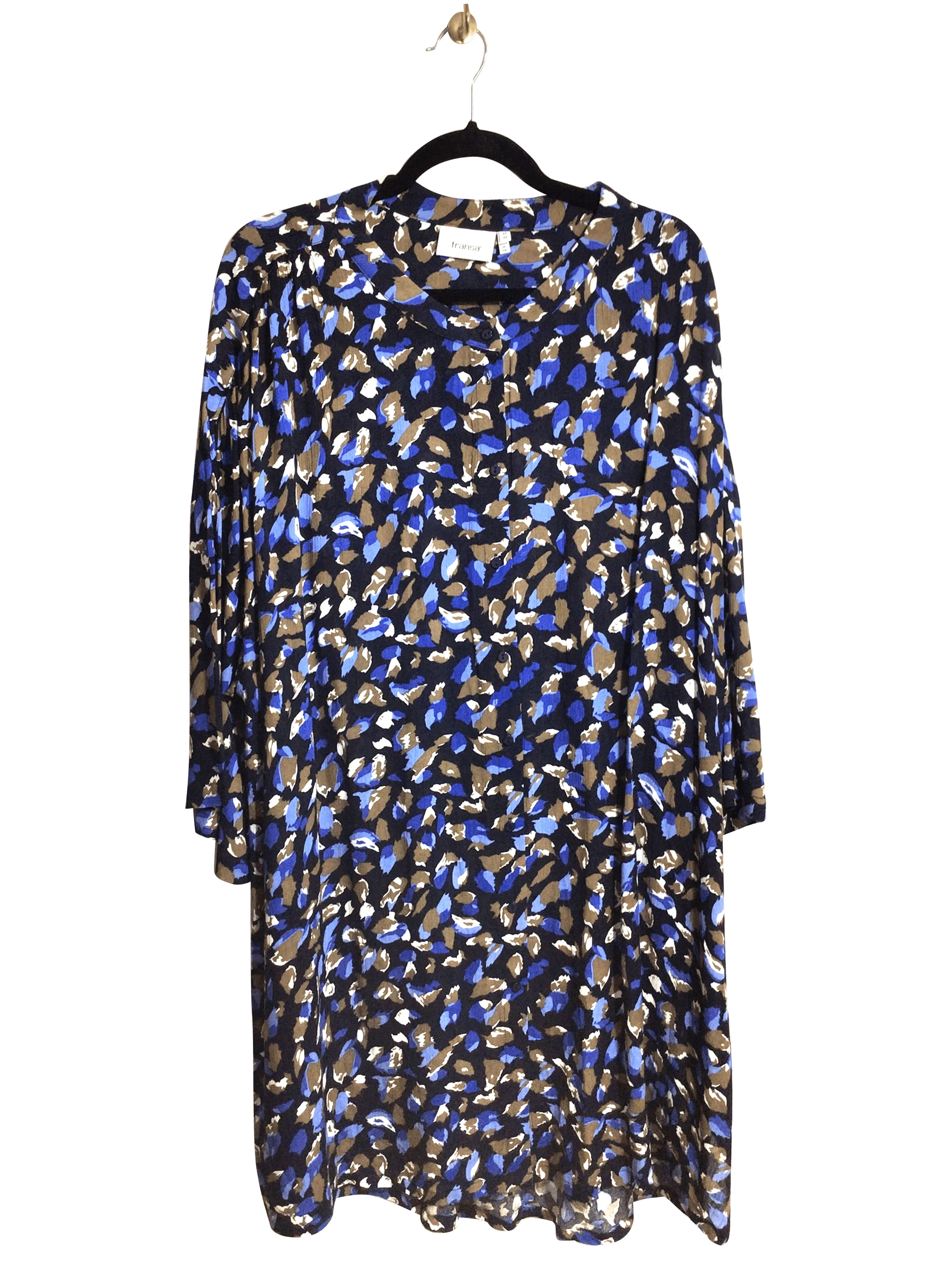 FRANSA Women Midi Dresses Regular fit in Blue - 46