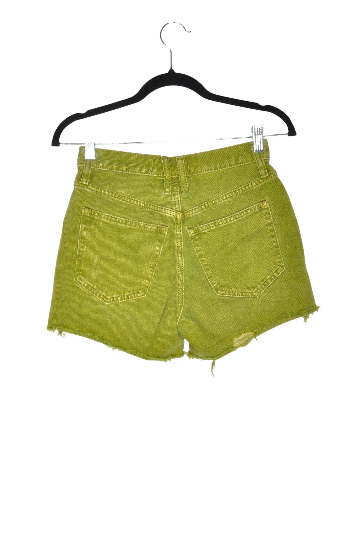 FREE PEOPLE Women Denim Shorts Regular fit in Green - 24 - Image 2