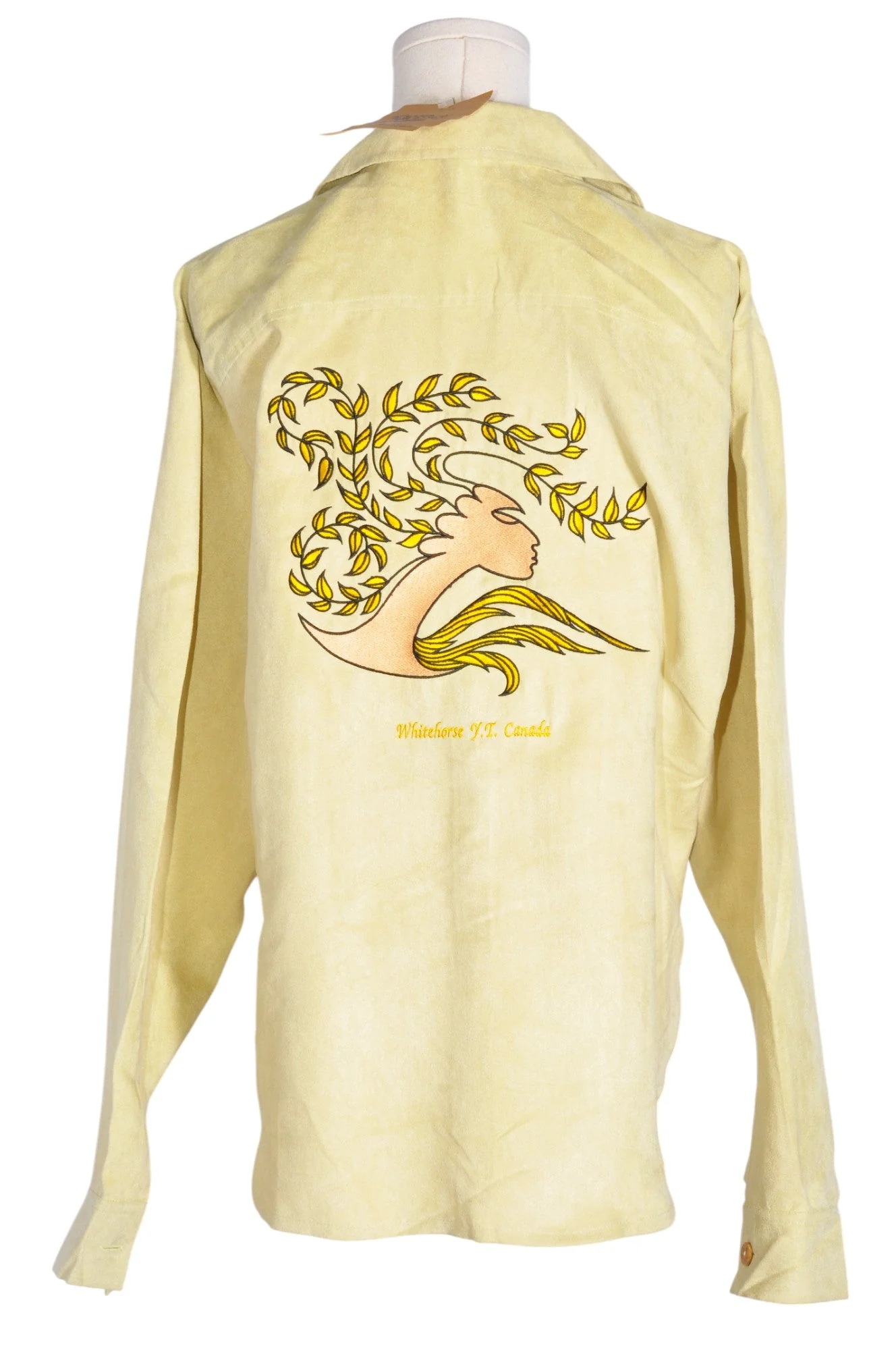 FUZZY Women Button Down Tops Regular fit in Yellow - XXL - Image 2