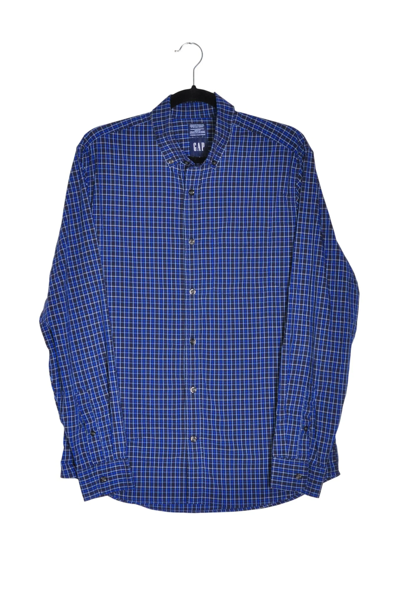GAP Men Button Down Tops Regular fit in Blue - M