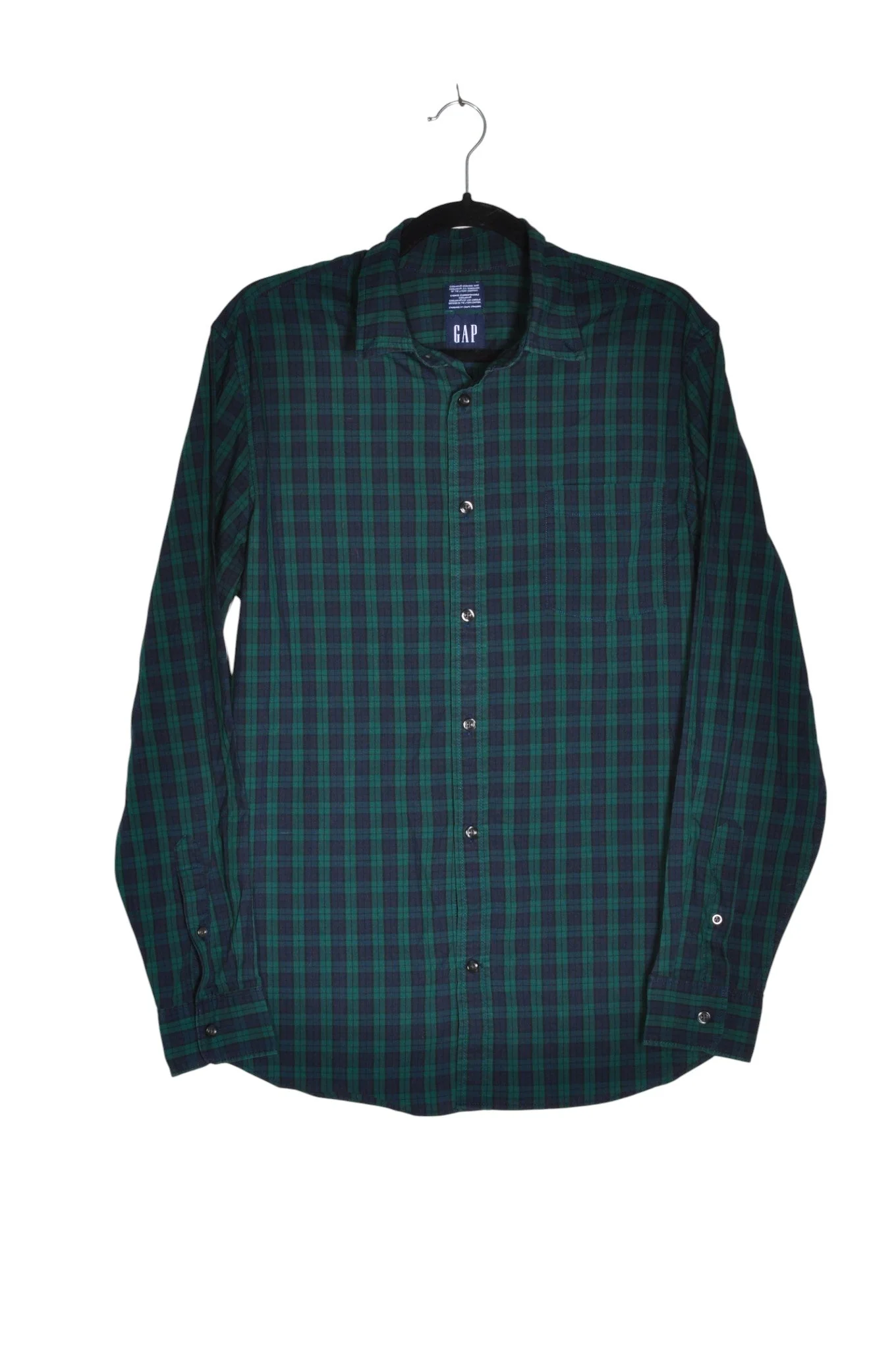 GAP Men Button Down Tops Regular fit in Green - M