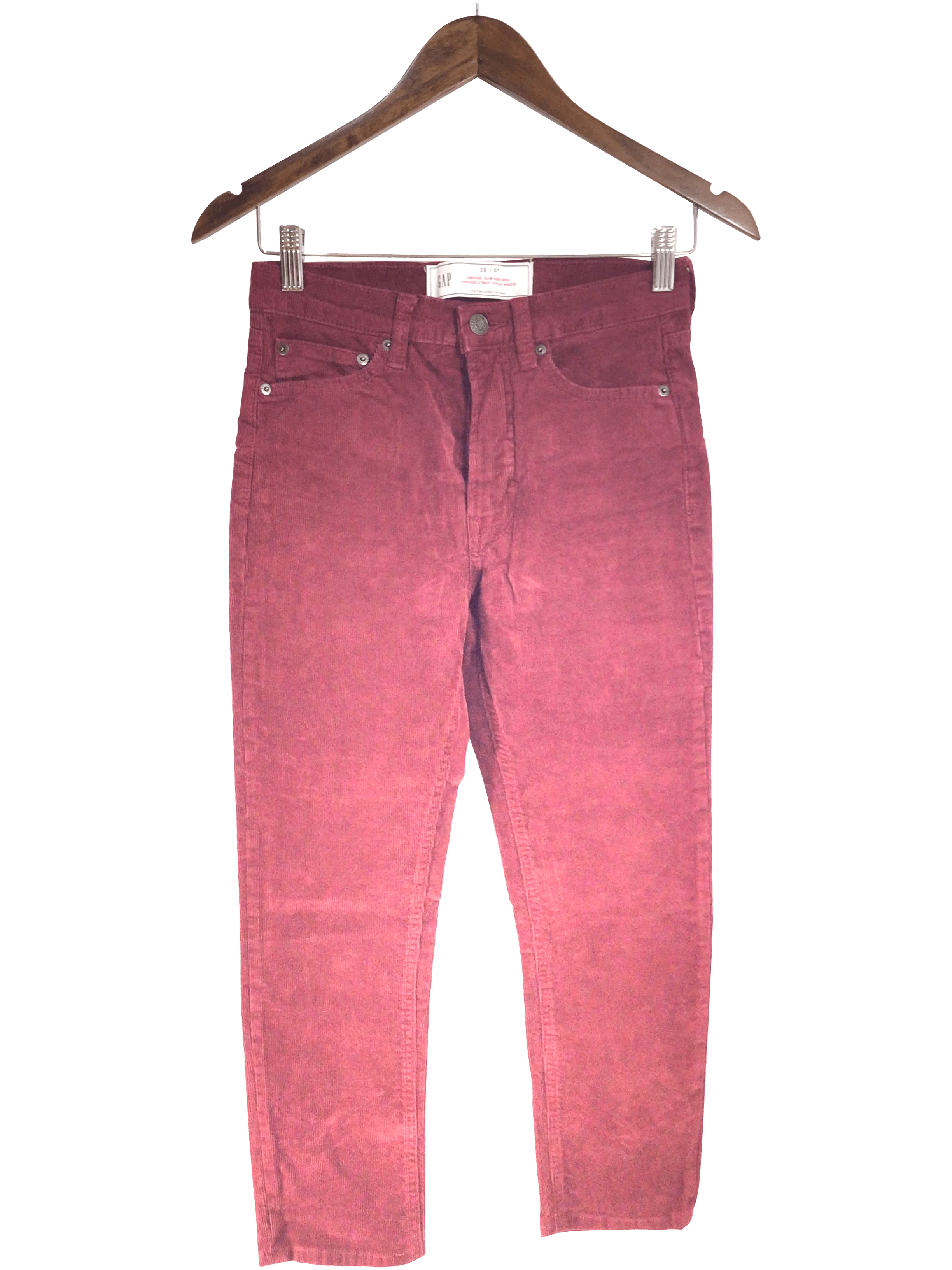 GAP Women Straight-Legged Jeans Regular fit in Red - 25