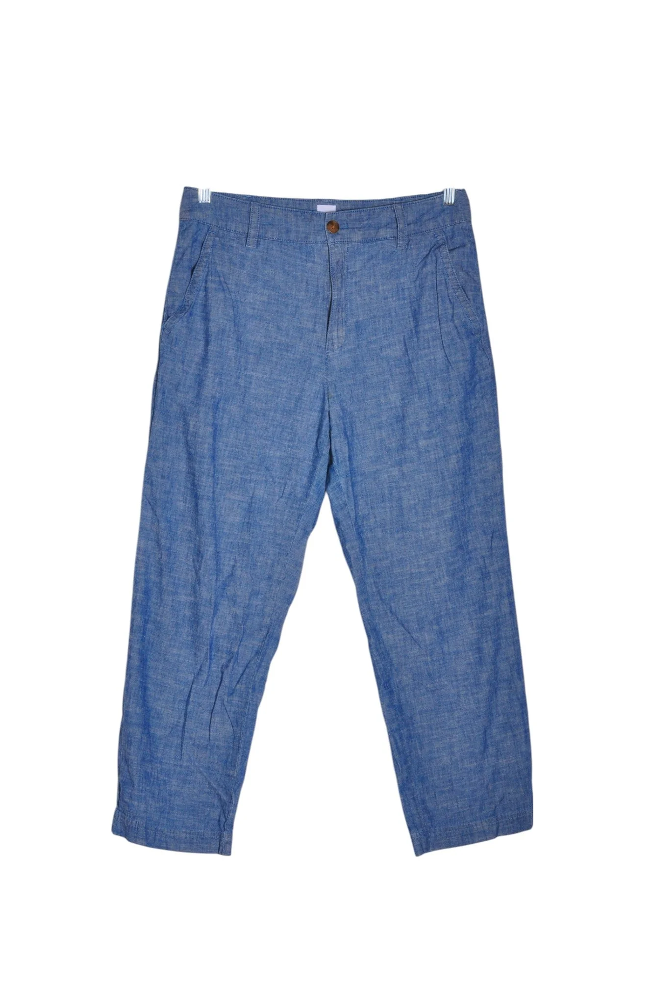 GAP Women Work Pants Regular fit in Blue - 10