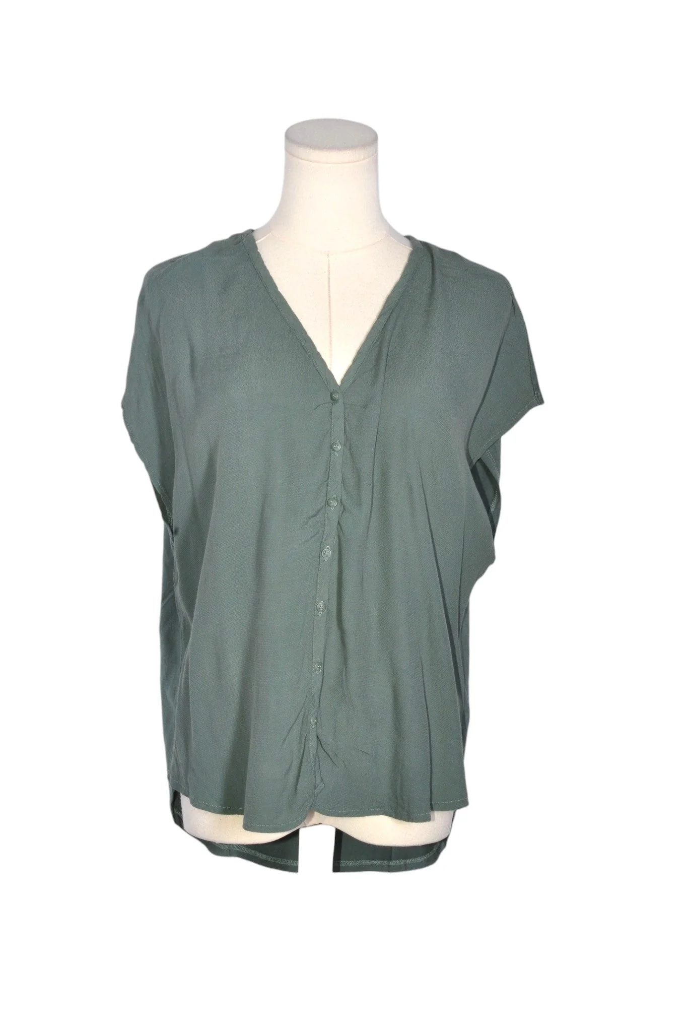 GENTLE FAWN Women Button Down Tops Regular fit in Green - S