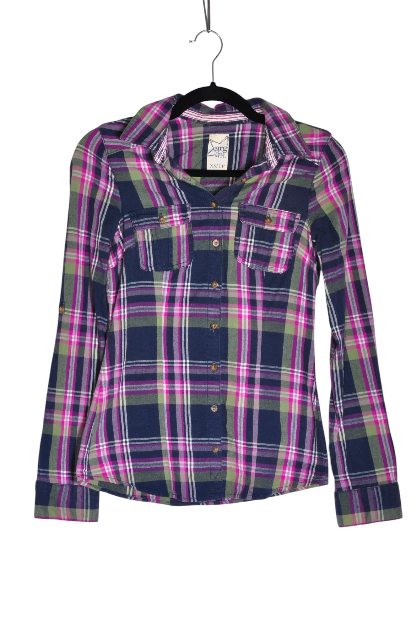 GRG DENIM Women Button Down Tops Regular fit in Blue - XS
