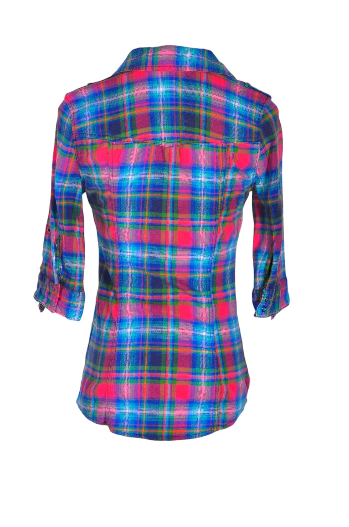 GRG DENIM Women Button Down Tops Regular fit in Blue - XS - Image 2