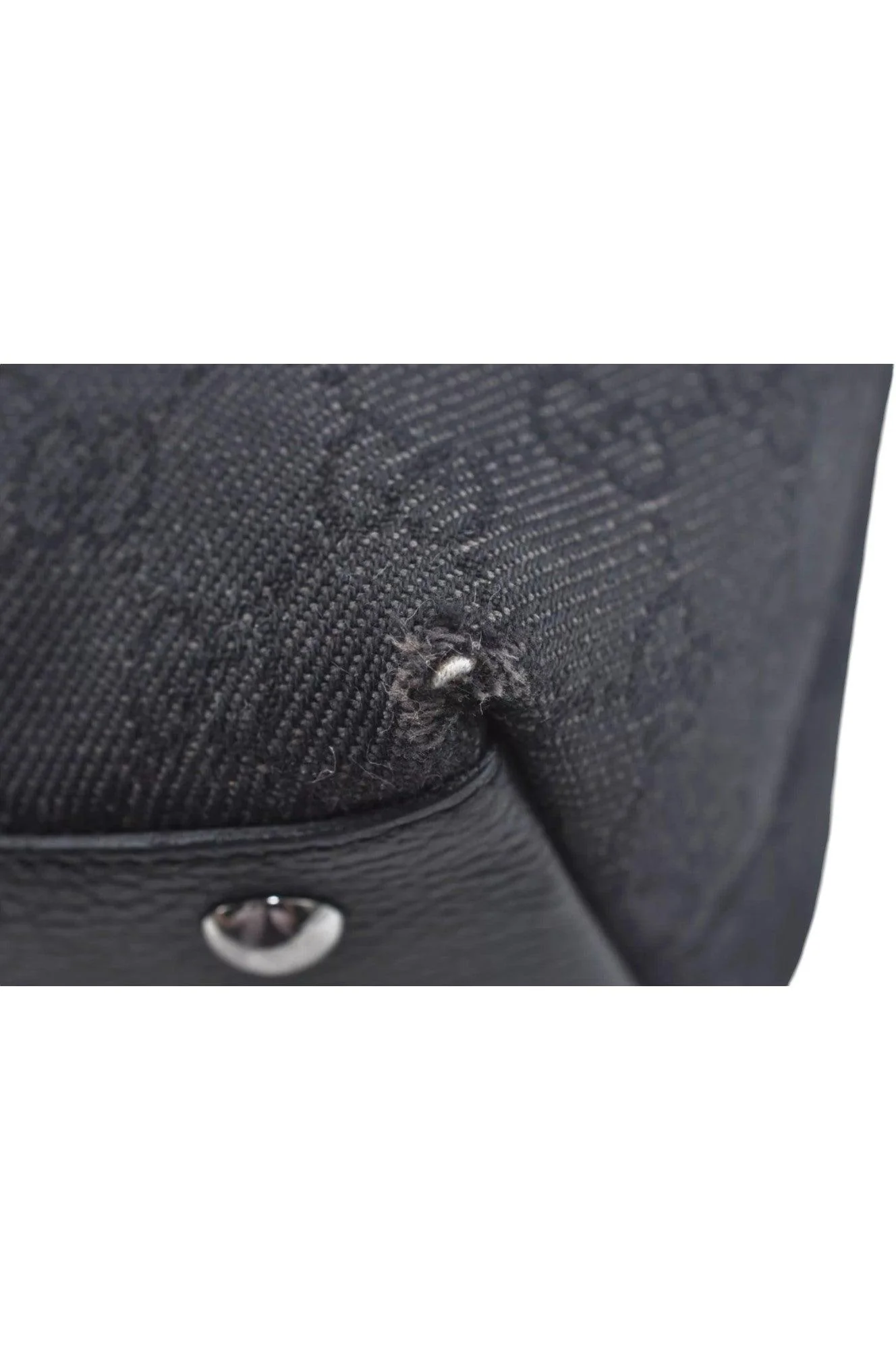 GUCCI Abbey Shoulder Tote Bag GG Canvas Leather 268640 Black L0797 - Image 19