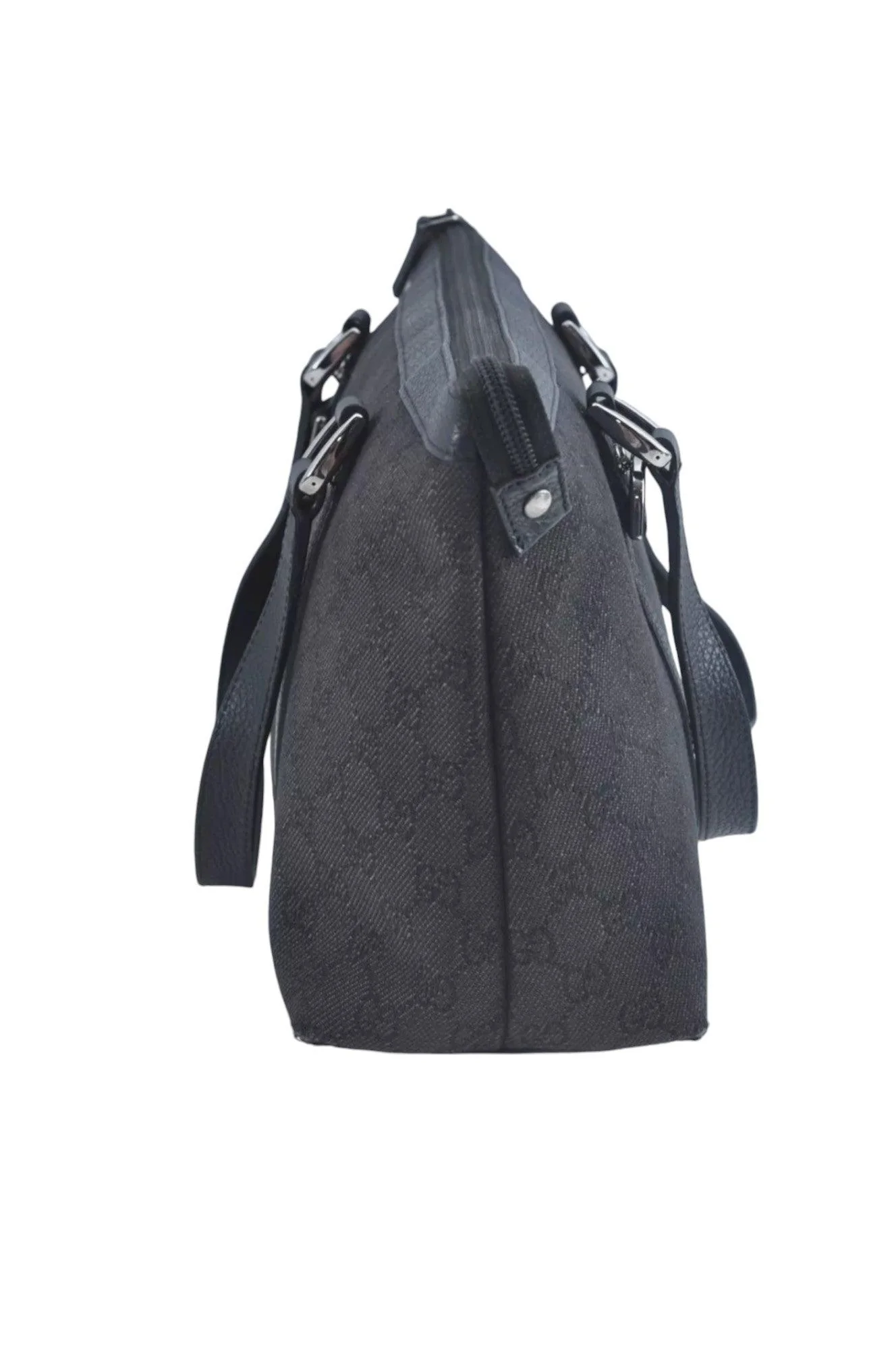 GUCCI Abbey Shoulder Tote Bag GG Canvas Leather 268640 Black L0797 - Image 5