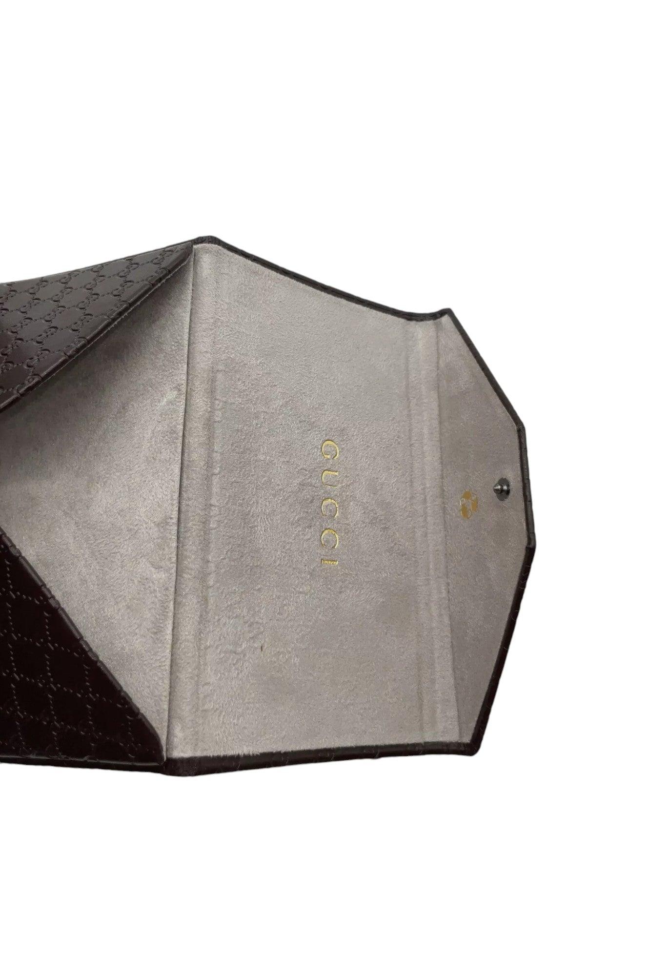 Gucci Micro GG Brown Glasses Case SK080071 - Image 16