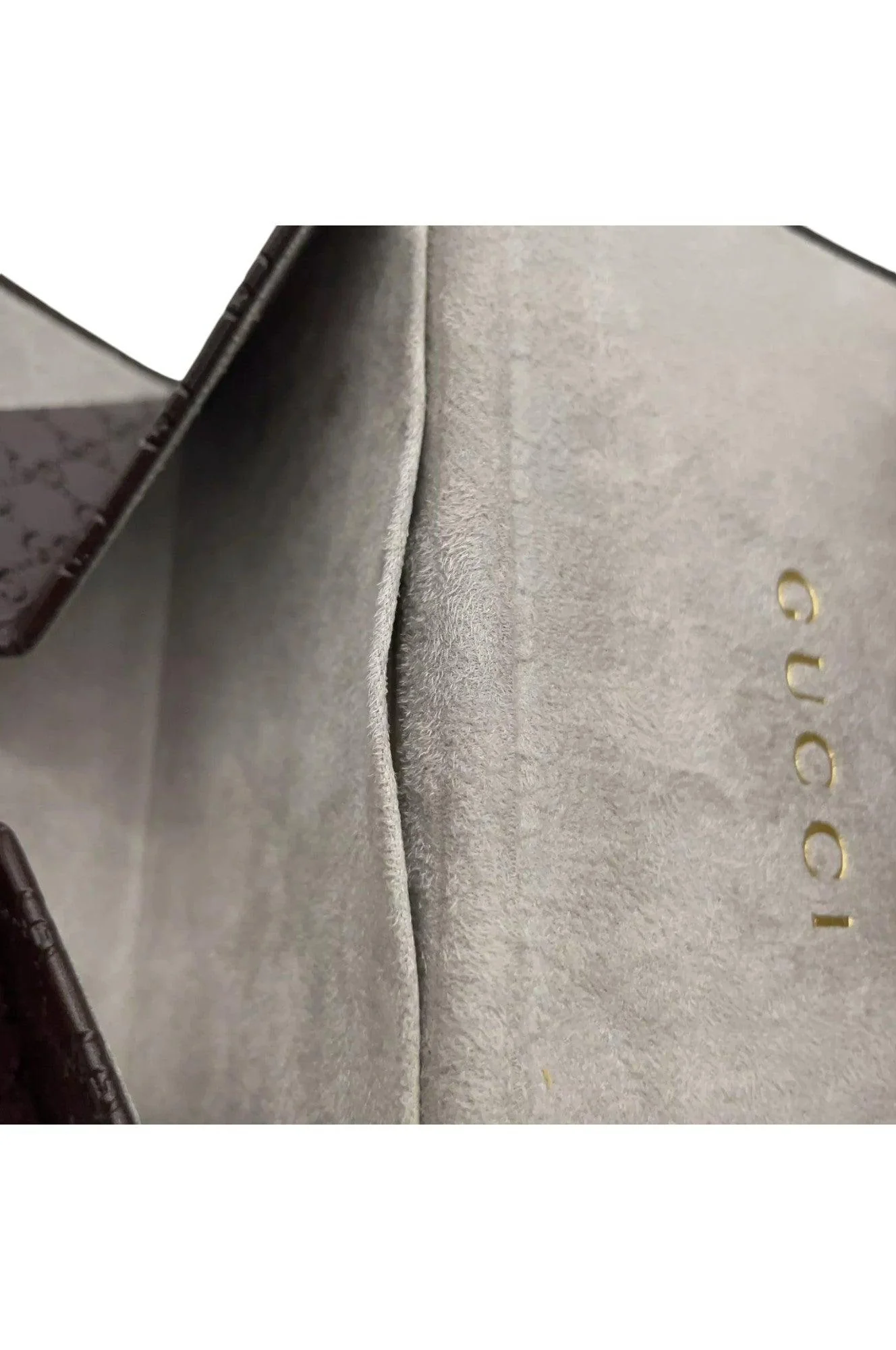Gucci Micro GG Brown Glasses Case SK080071 - Image 17