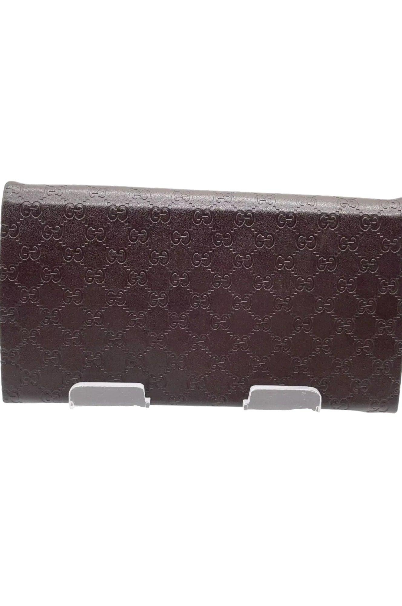 Gucci Micro GG Brown Glasses Case SK080071 - Image 2