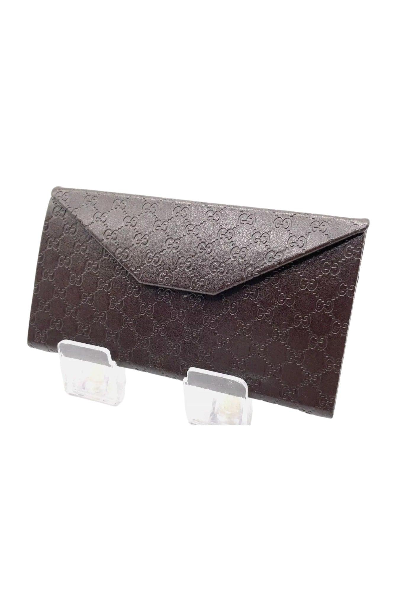 Gucci Micro GG Brown Glasses Case SK080071 - Image 3