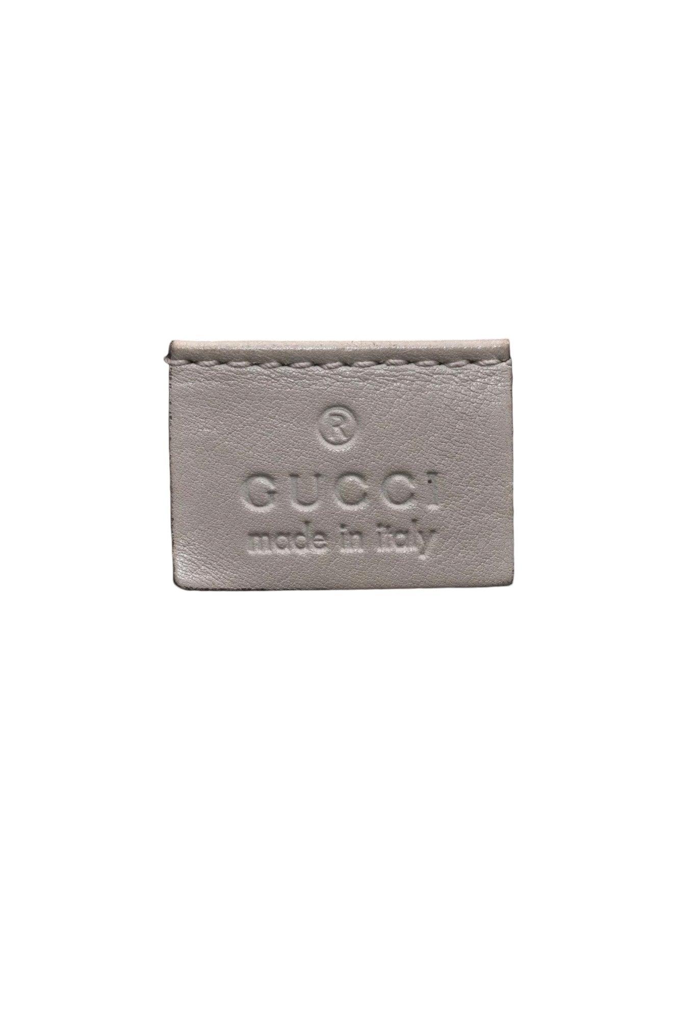 GUCCI Princy Guccissima GG Leather Shoulder Bag 162882 White 7406K - Image 18